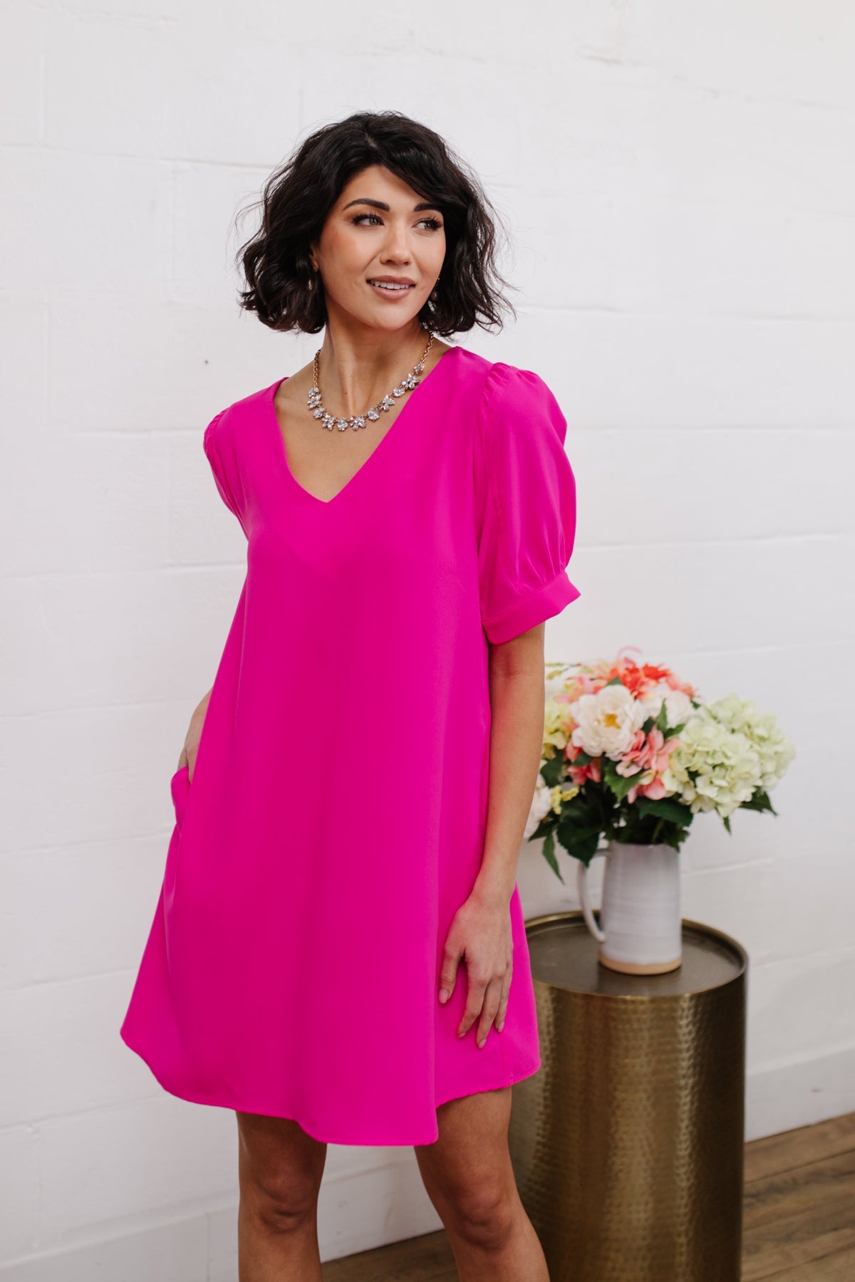 Adore Me Dress In Pink