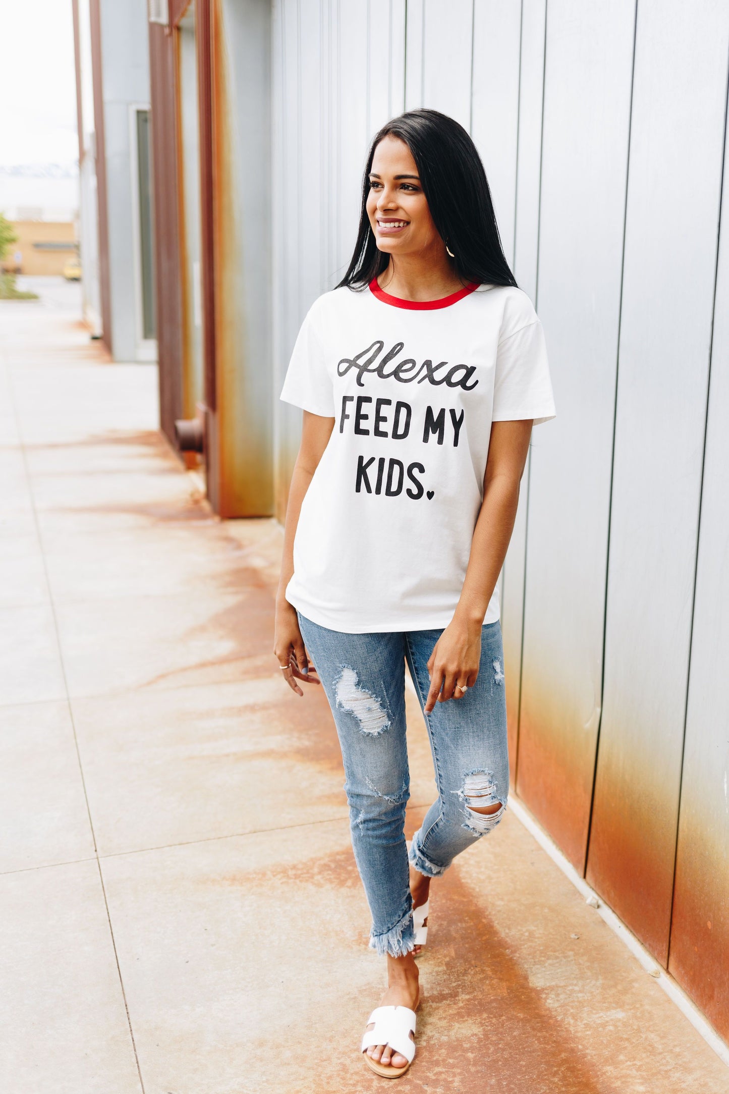 Alexa Feed My Kids Graphic Tee