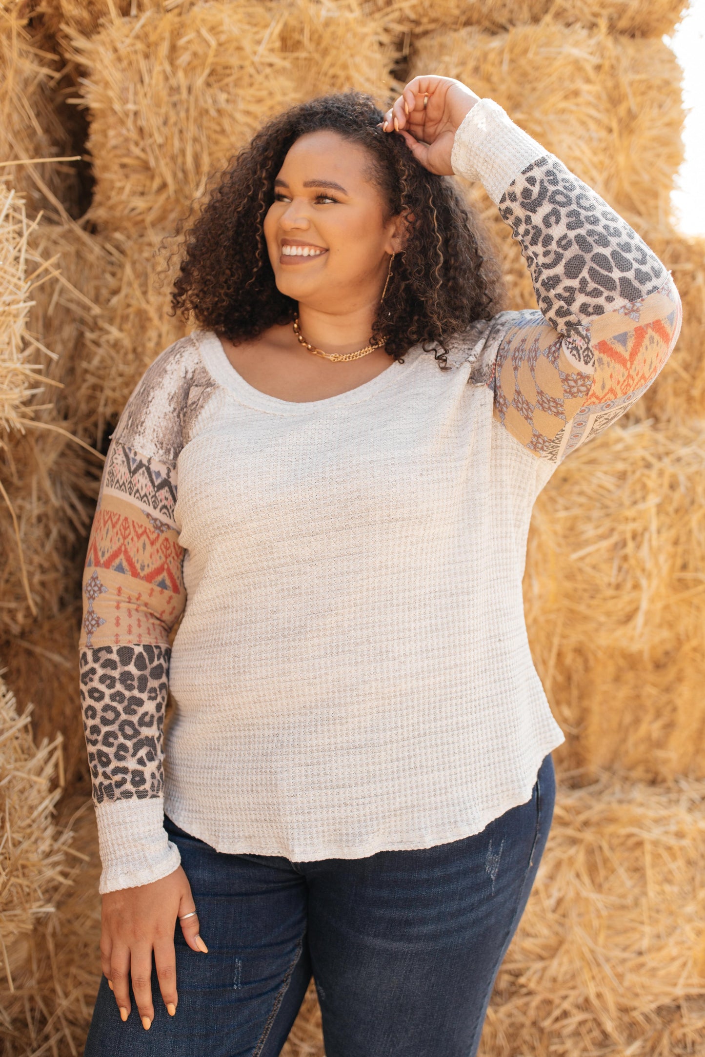 All About The Details Top in Heather