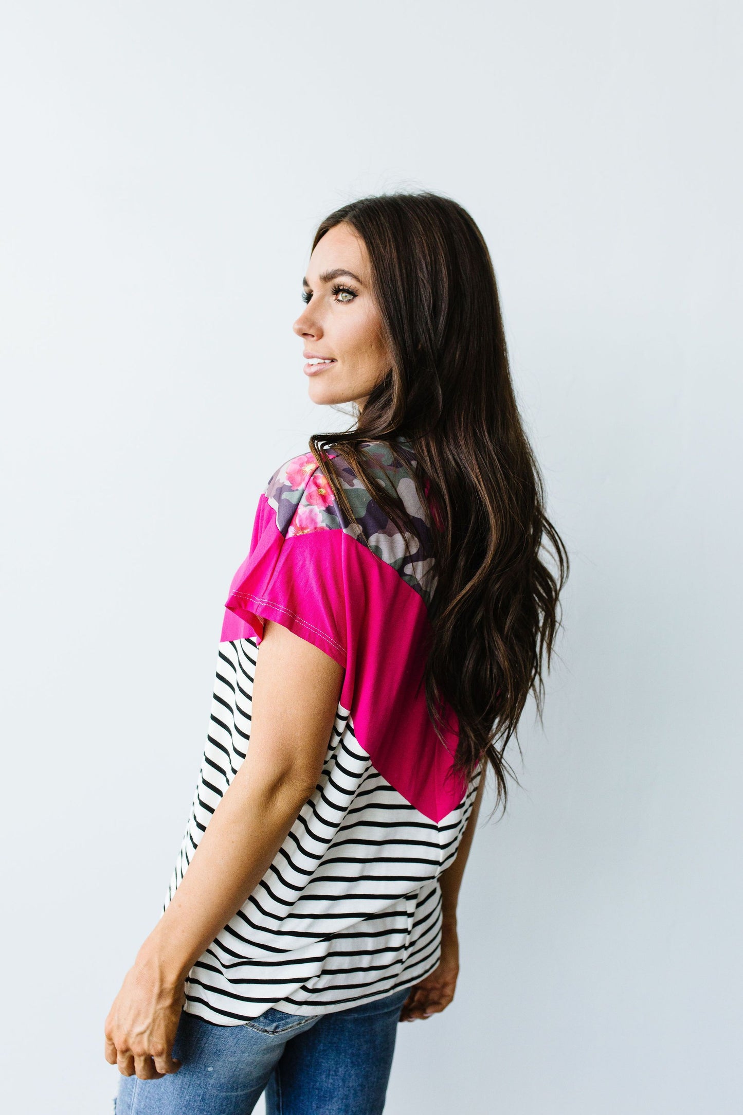 All Girl Chevron Top
