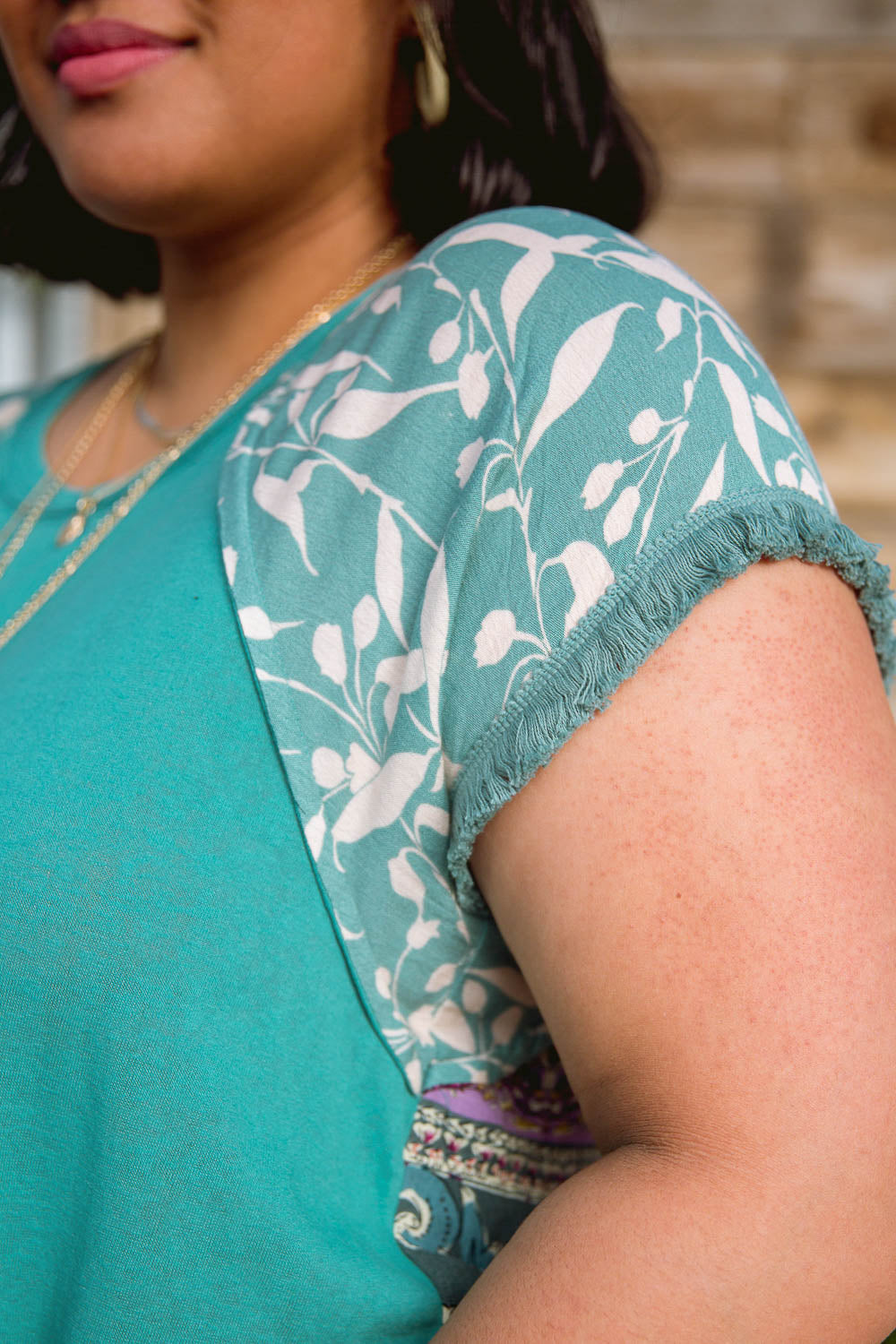 Allegra Top in Emerald