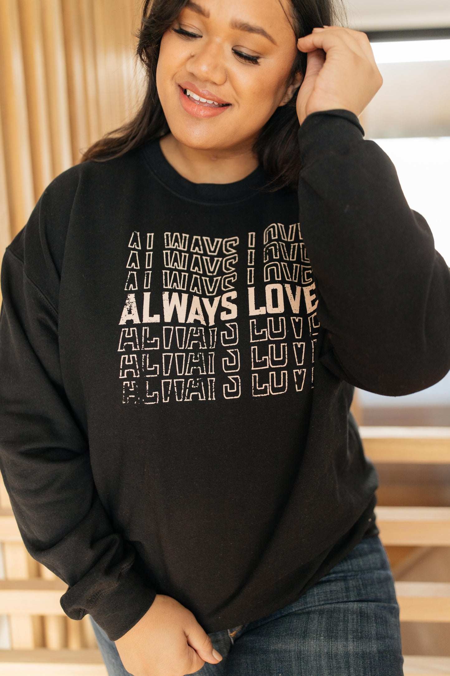 Always Love Pullover in Black