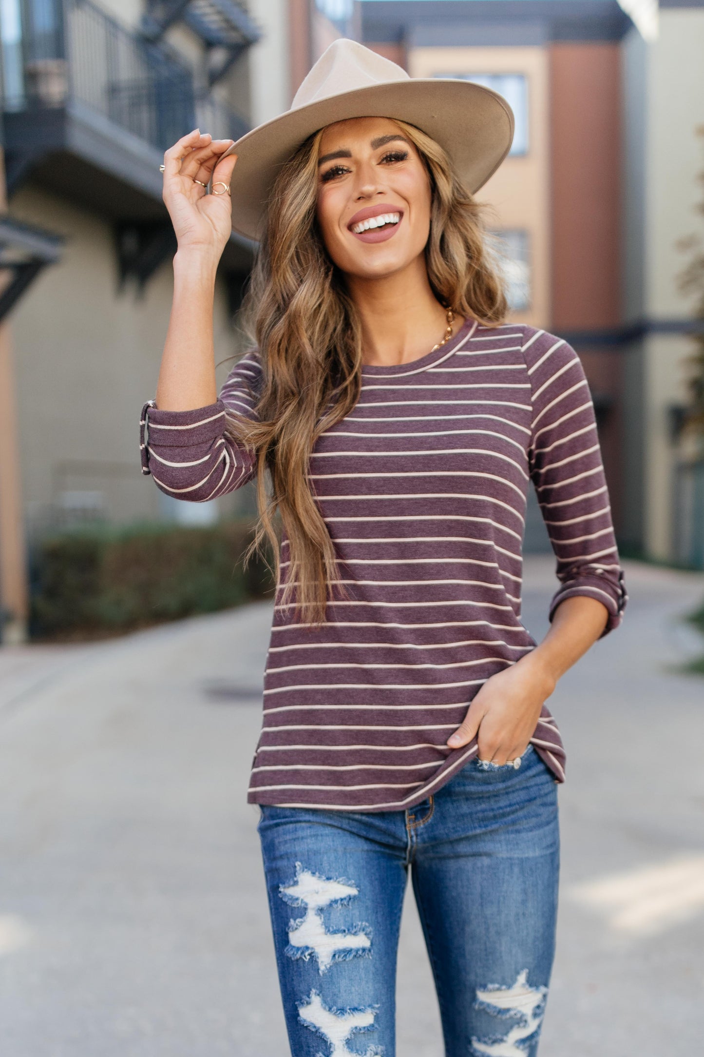 Basically Striped Top