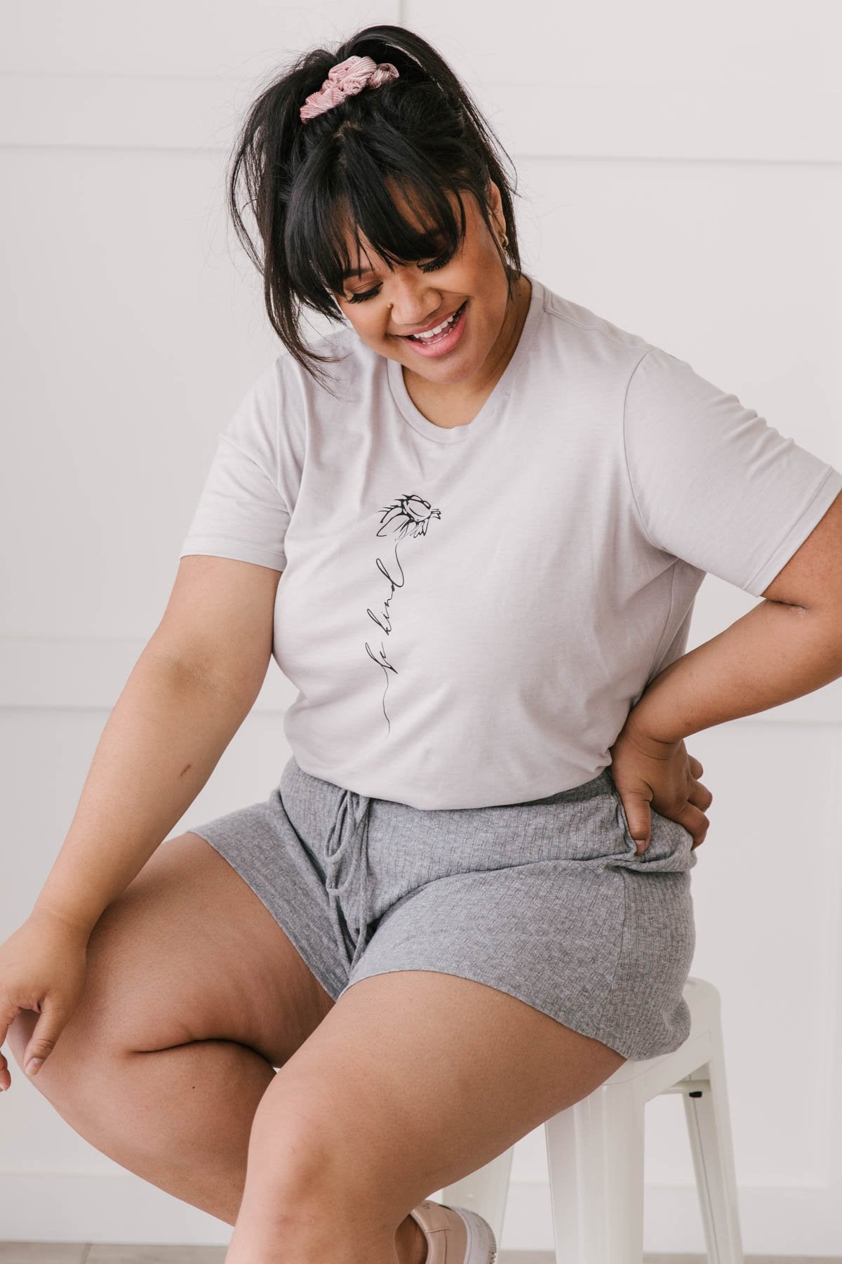 Ribbed & Ridiculously Comfy Shorts In Heather Gray