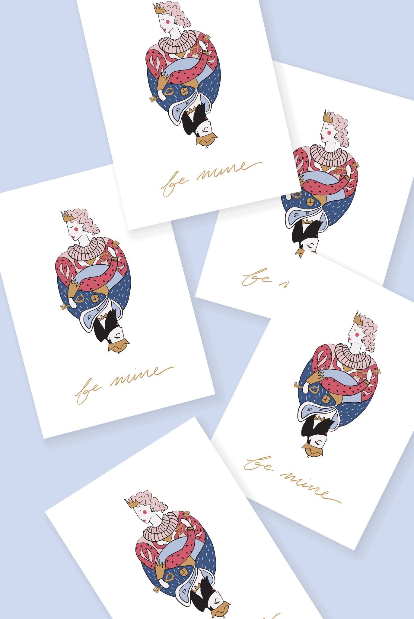 Valentines Day Cards (Set of 5 w/ Envelopes)