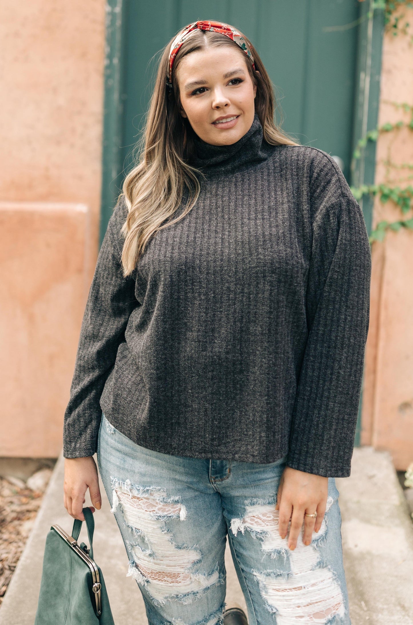 Bower Sweater in Charcoal