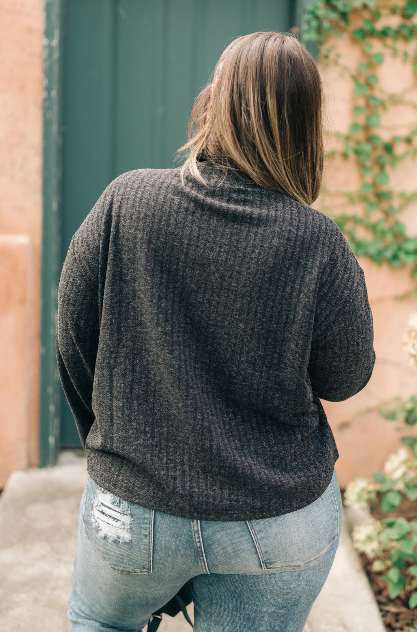 Bower Sweater in Charcoal