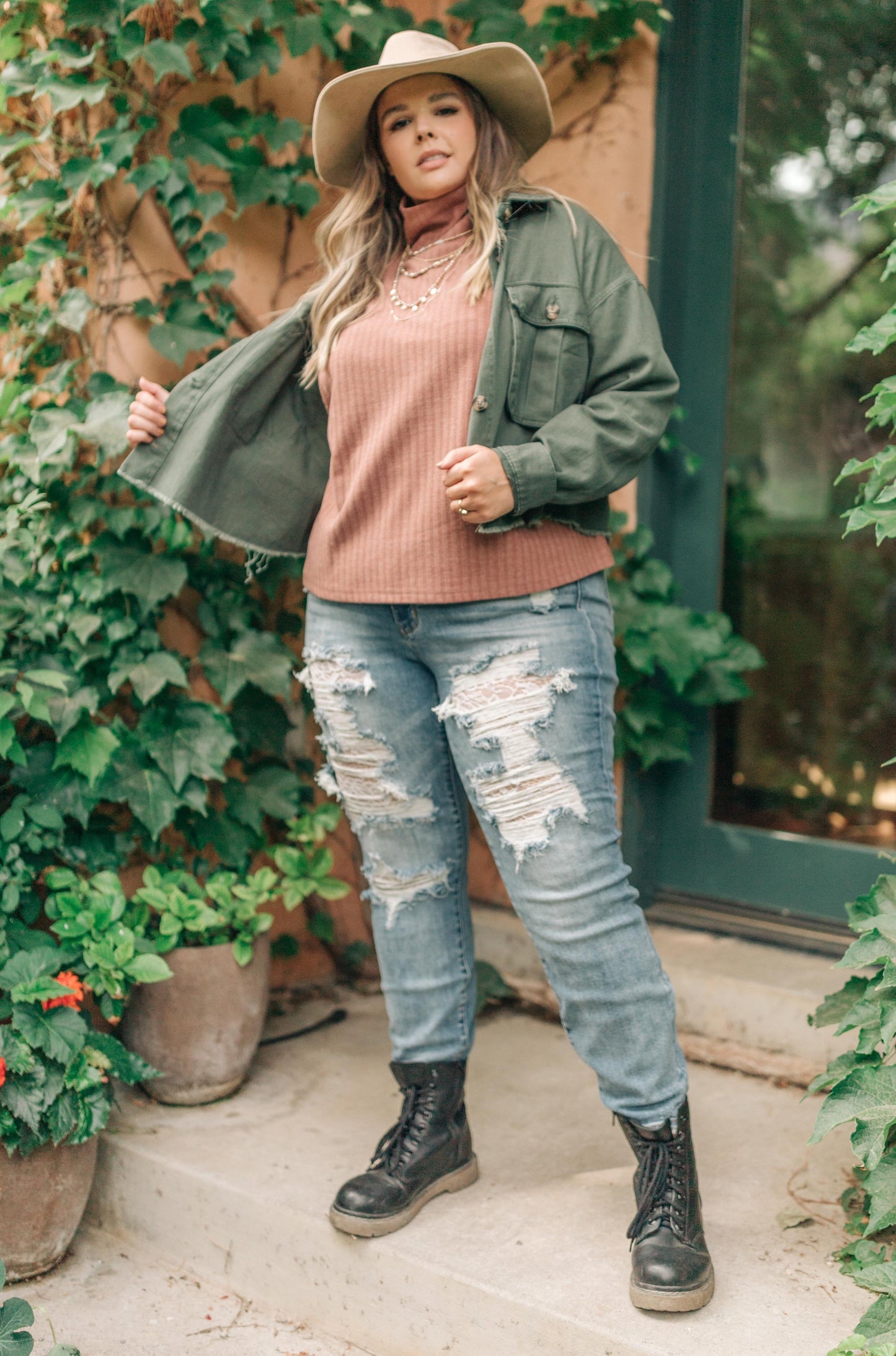 Bower Sweater in Mauve