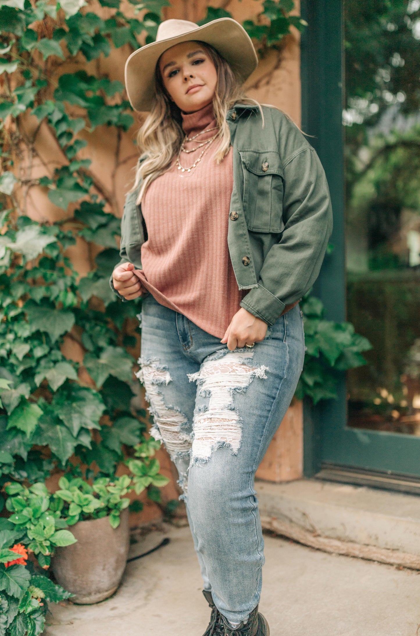 Bower Sweater in Mauve