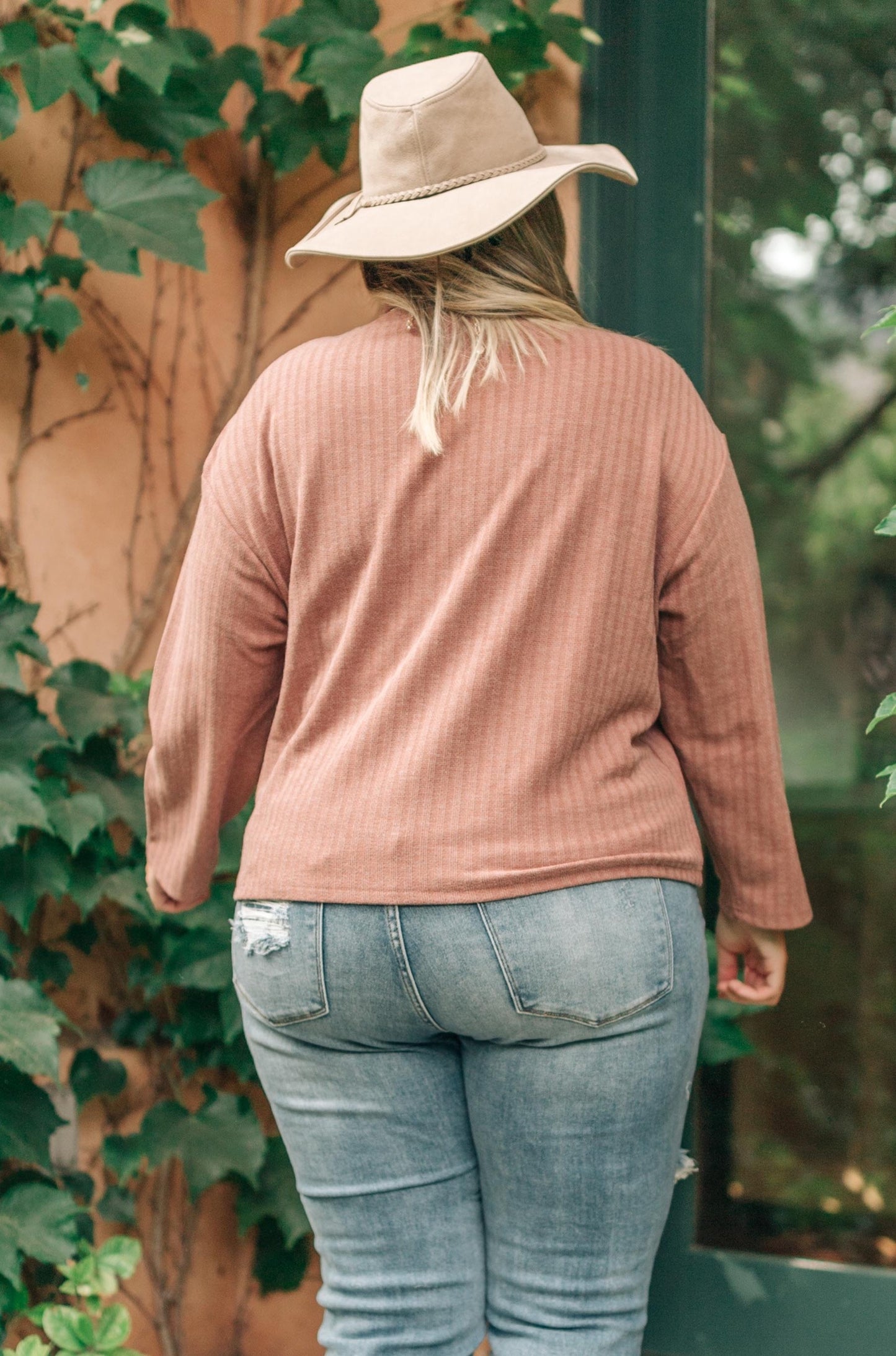 Bower Sweater in Mauve