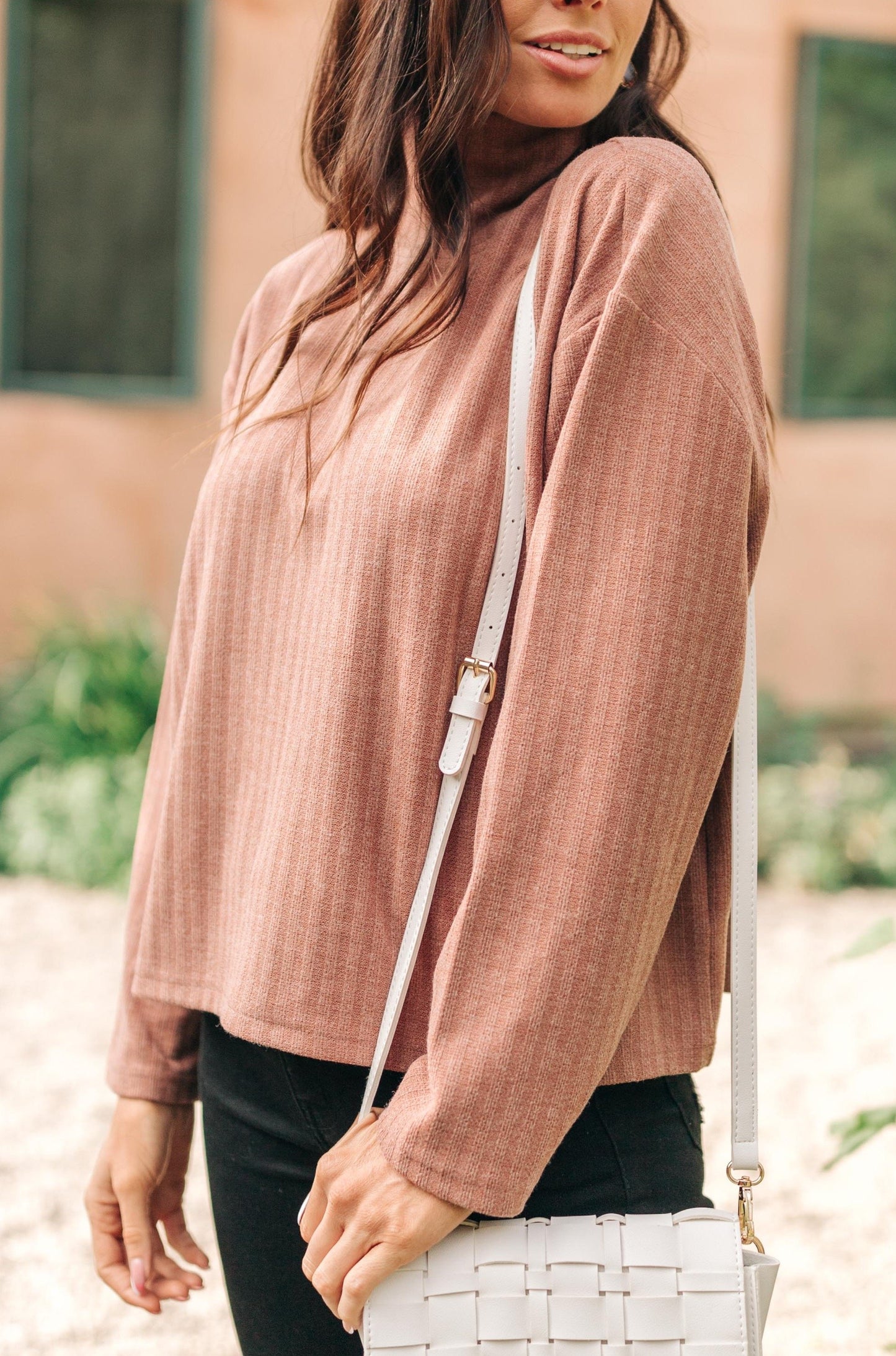 Bower Sweater in Mauve