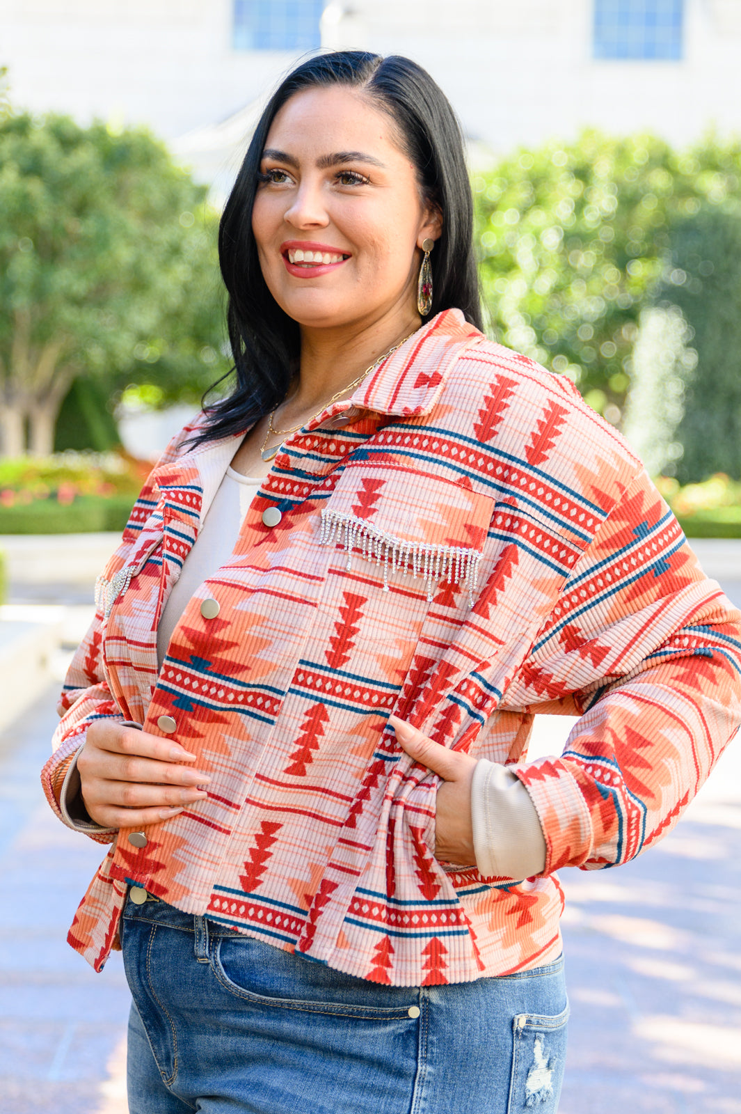 Breaking Free Western Print Jacket