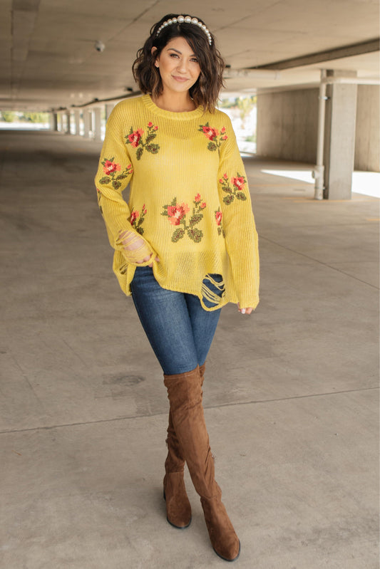 Briar Rose Destroyed Sweater