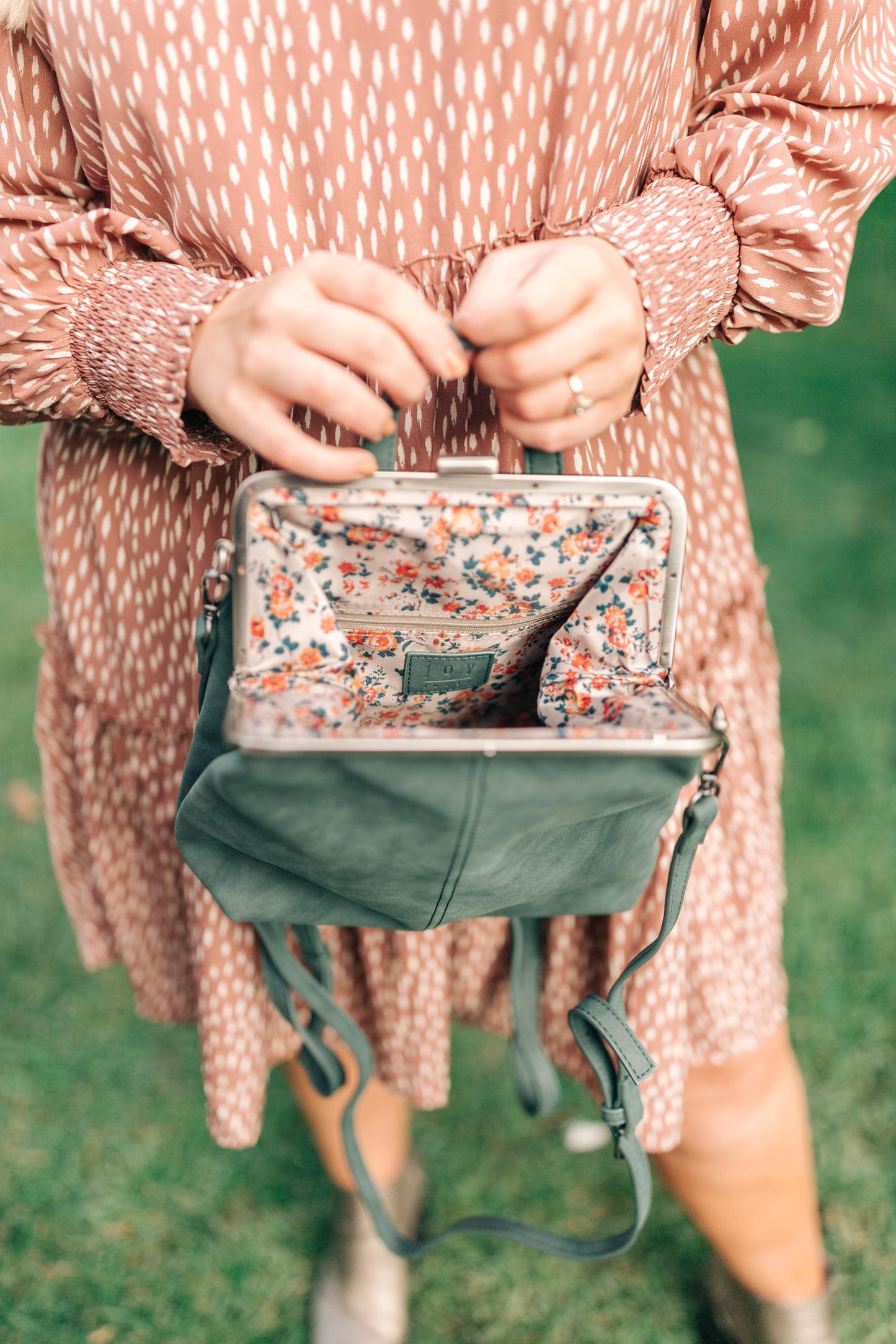 Bridget Backpack in Peacock