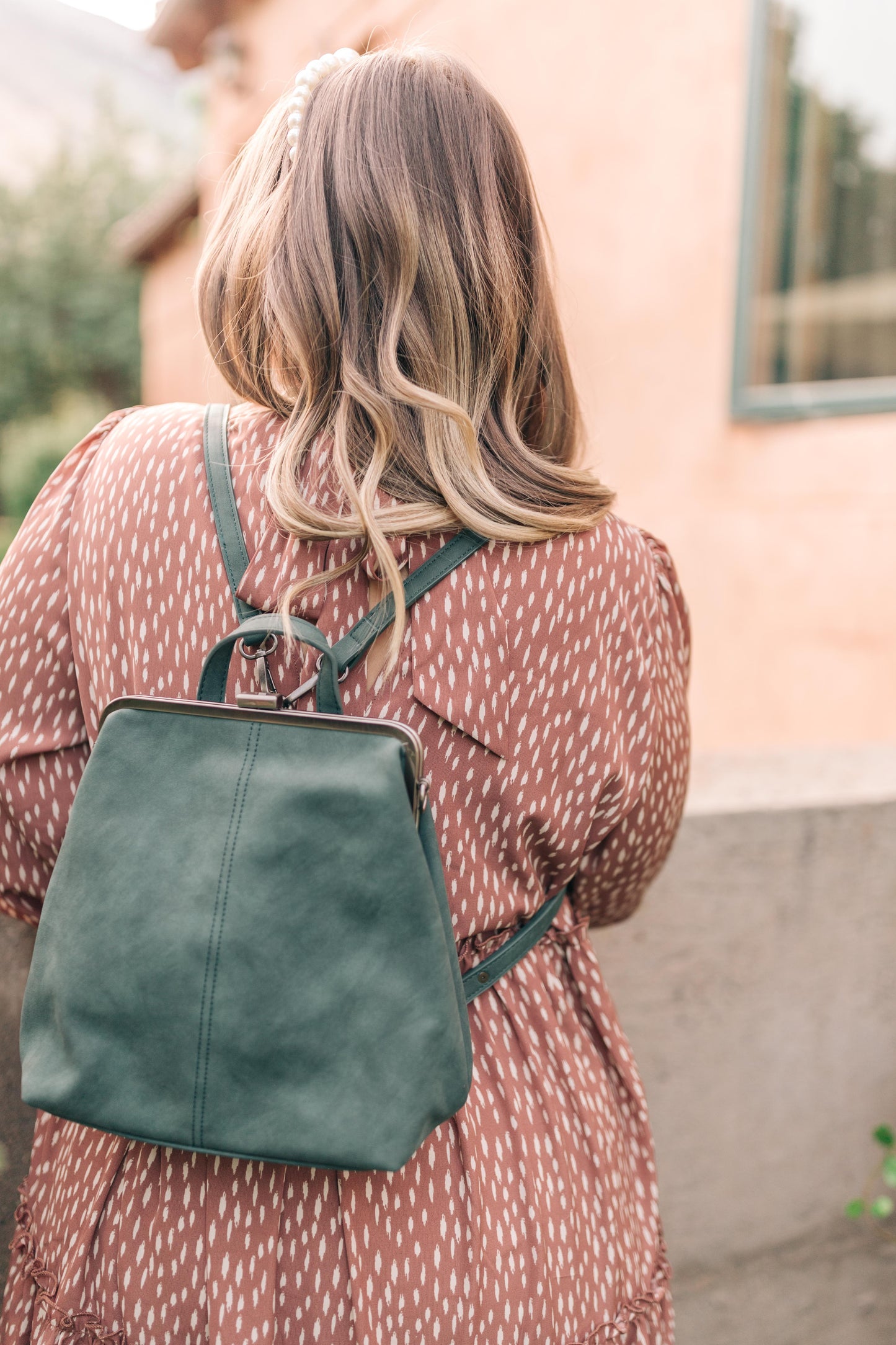 Bridget Backpack in Peacock