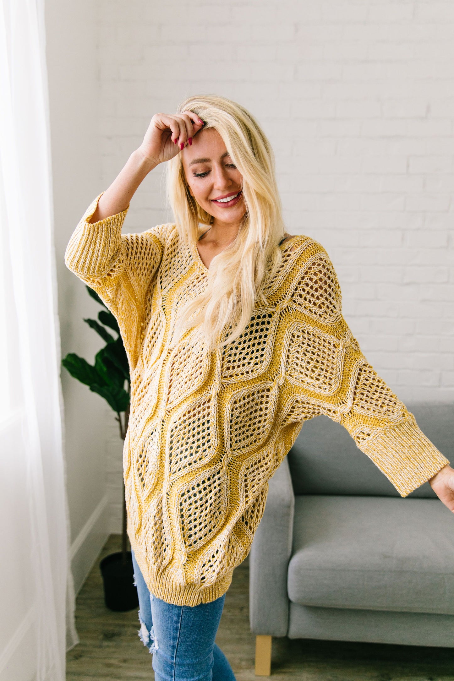 Bring On The Sun Spring Sweater - ALL SALES FINAL