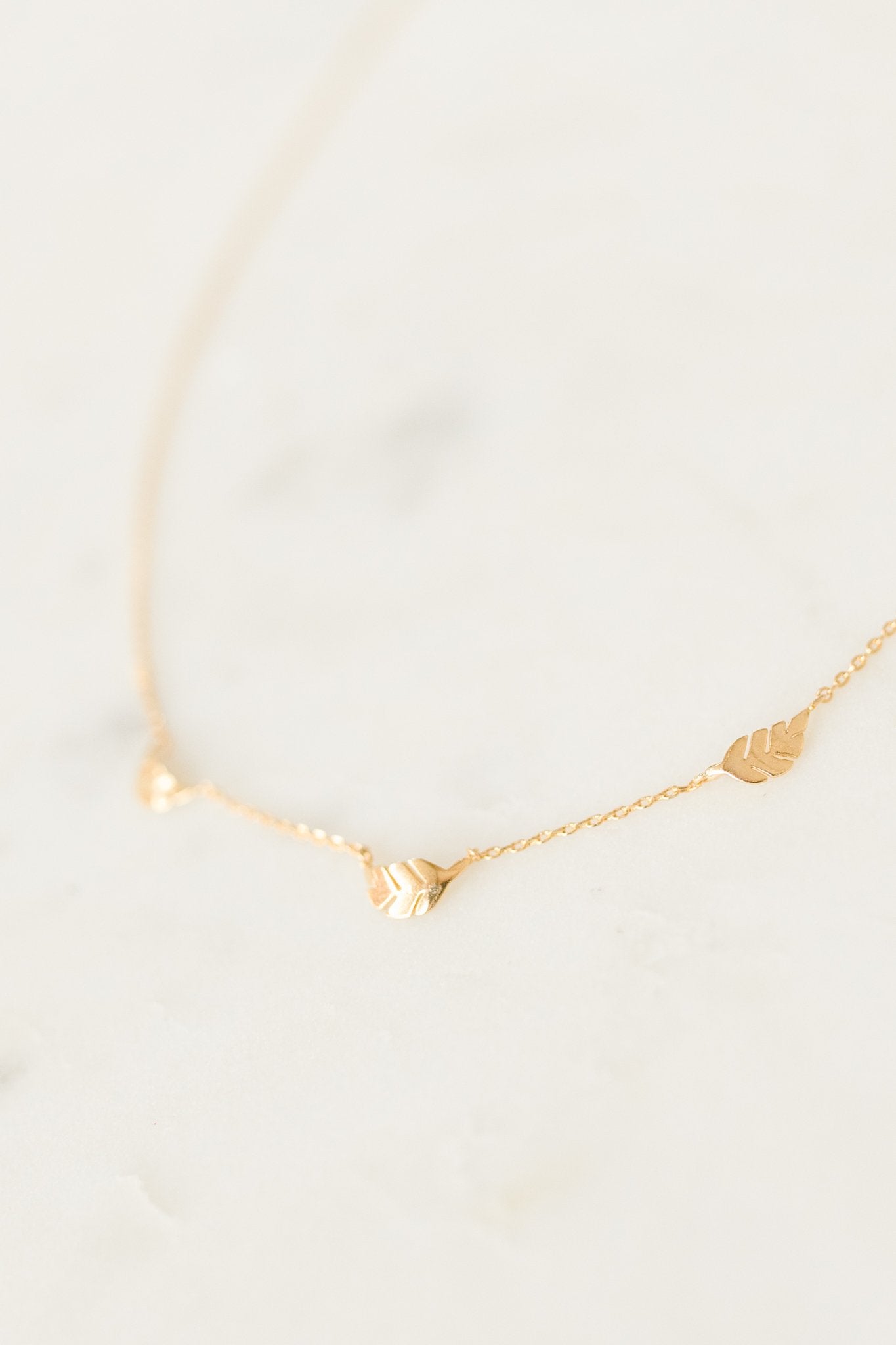 Turn Over a New Leaf Necklace