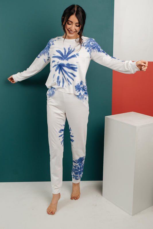 Bursts Of Blue Joggers