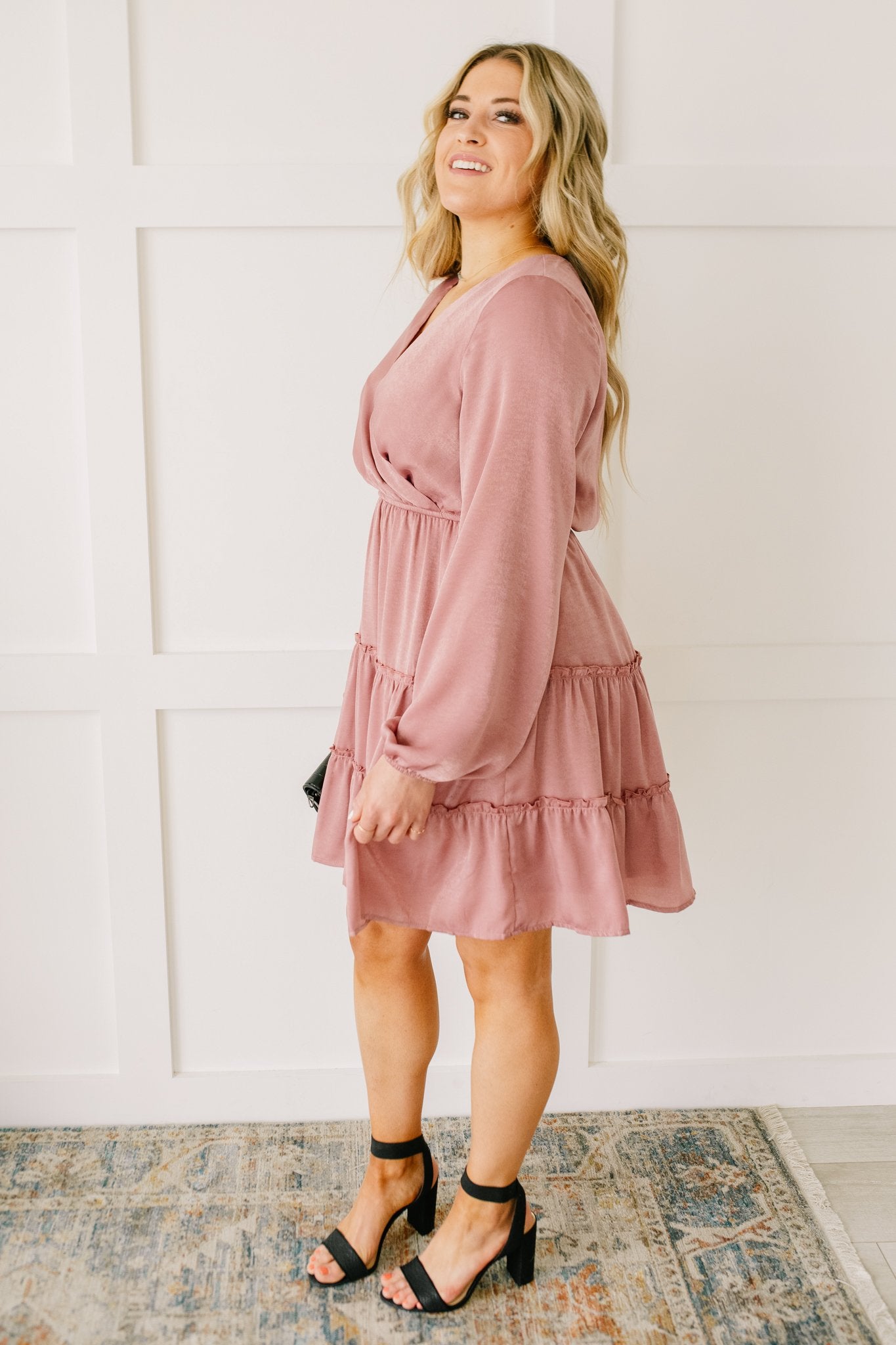 Celebrate With Satin Dress