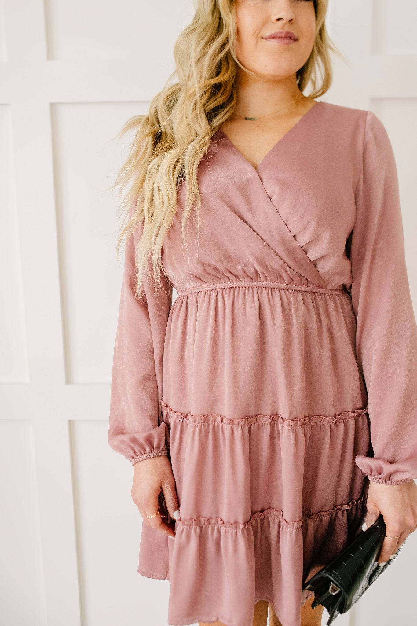 Celebrate With Satin Dress