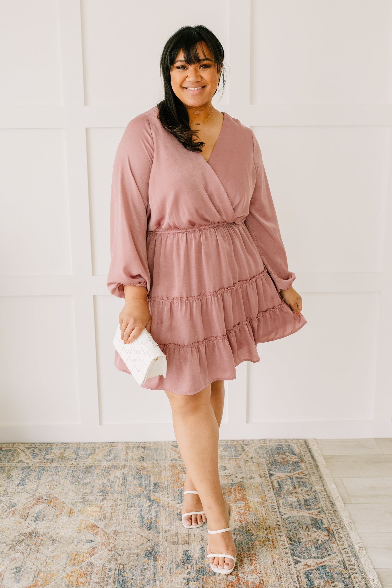 Celebrate With Satin Dress