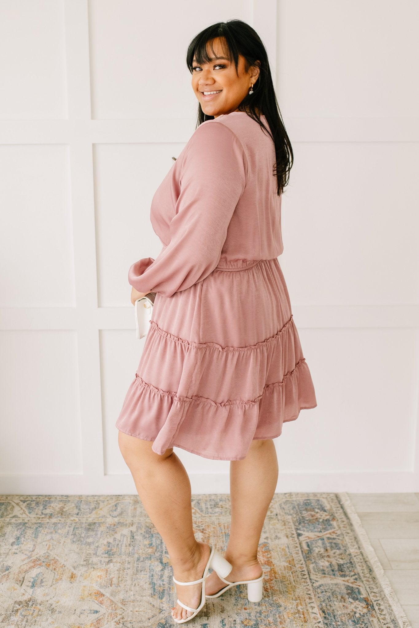 Celebrate With Satin Dress