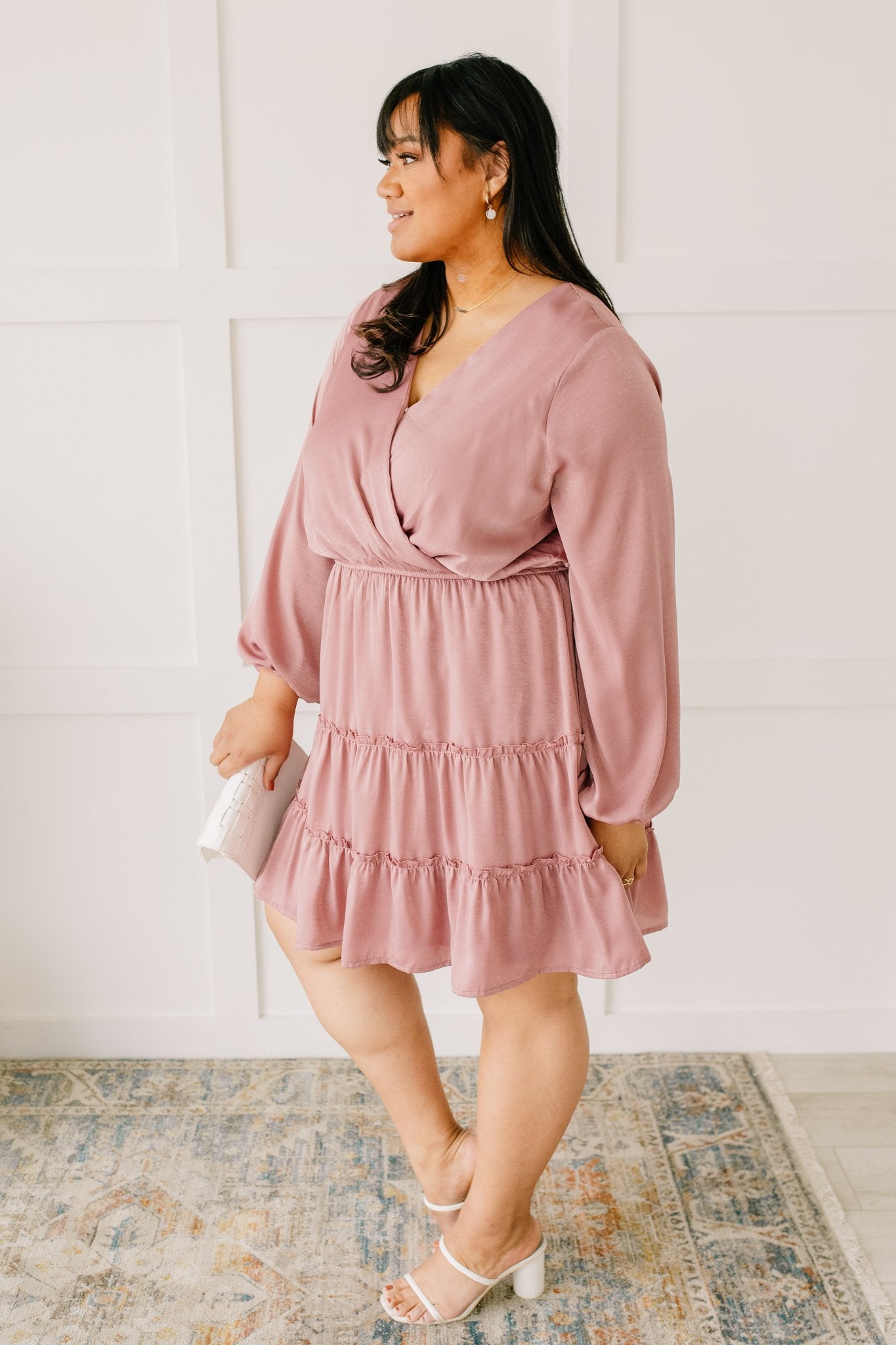 Celebrate With Satin Dress