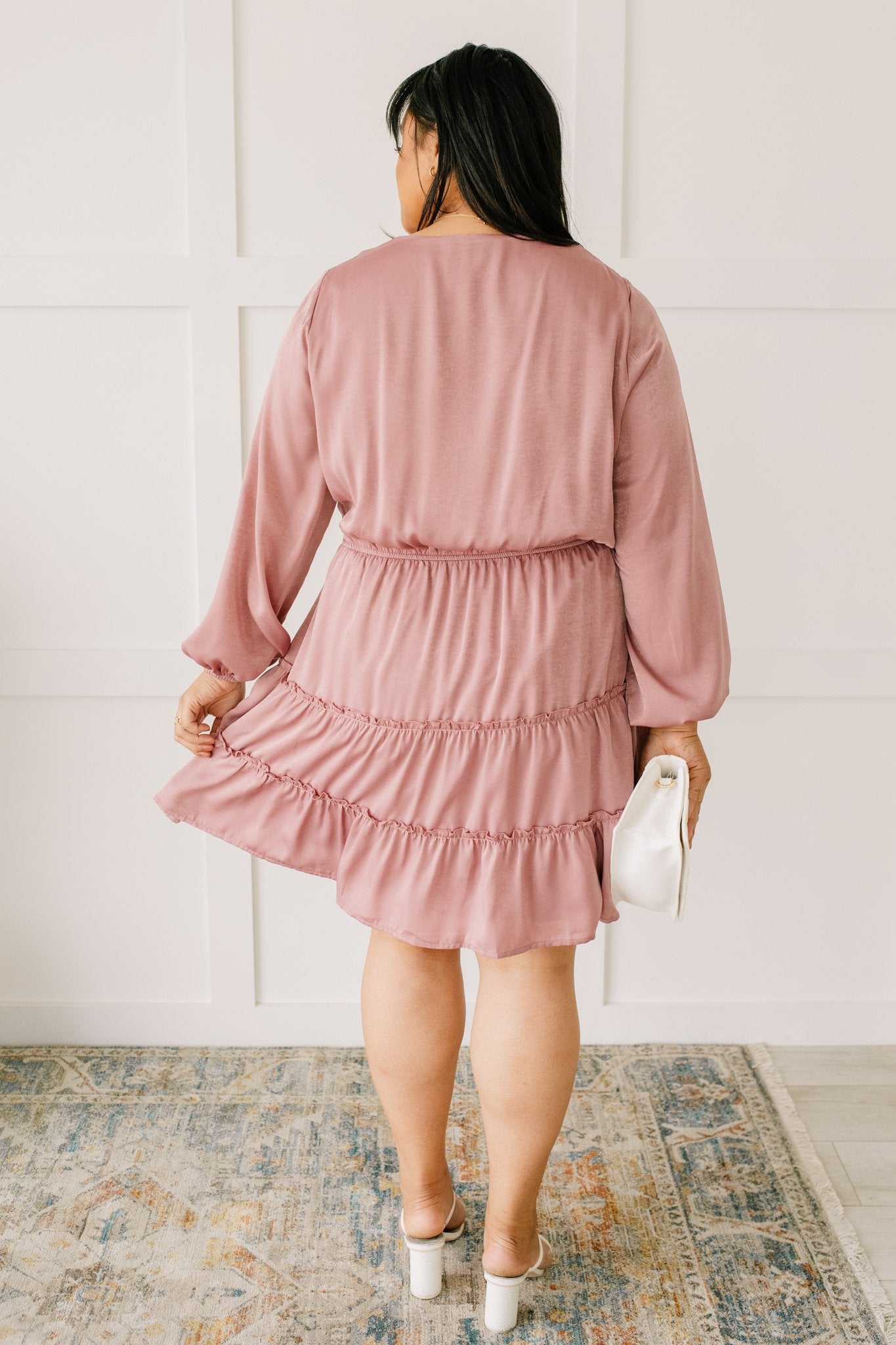 Celebrate With Satin Dress