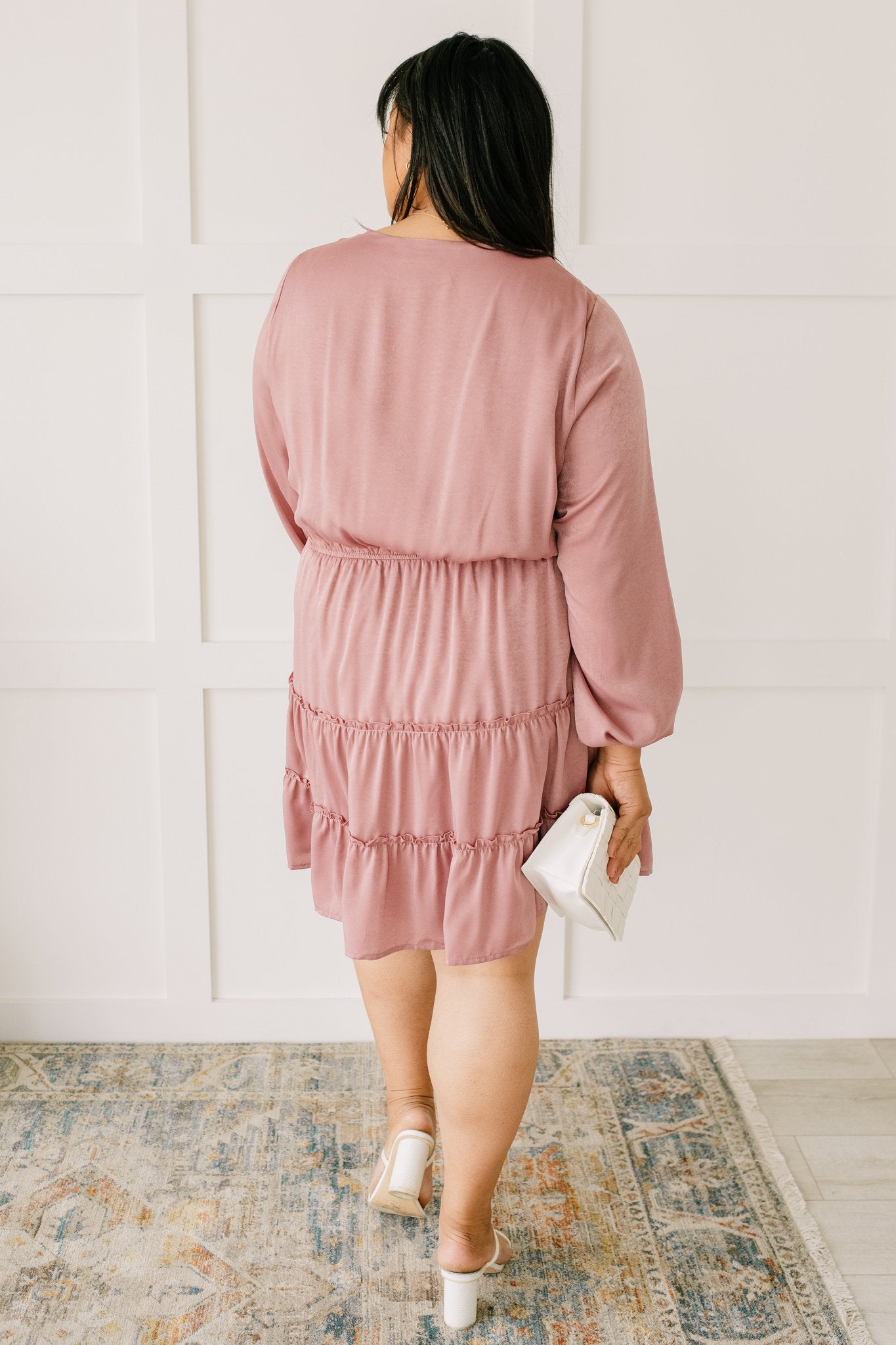 Celebrate With Satin Dress