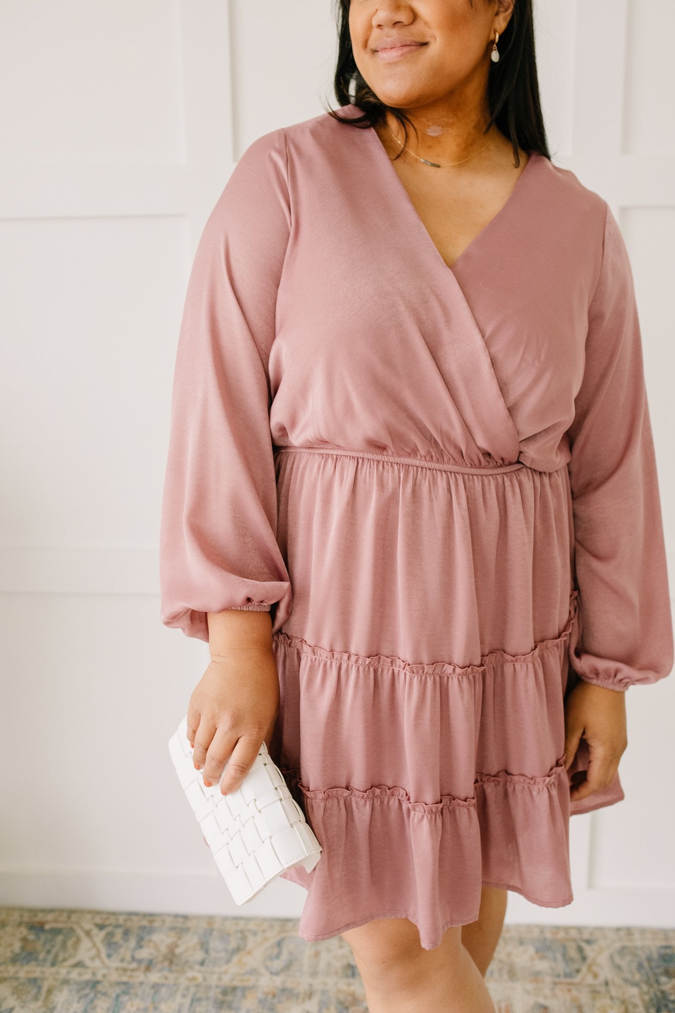 Celebrate With Satin Dress