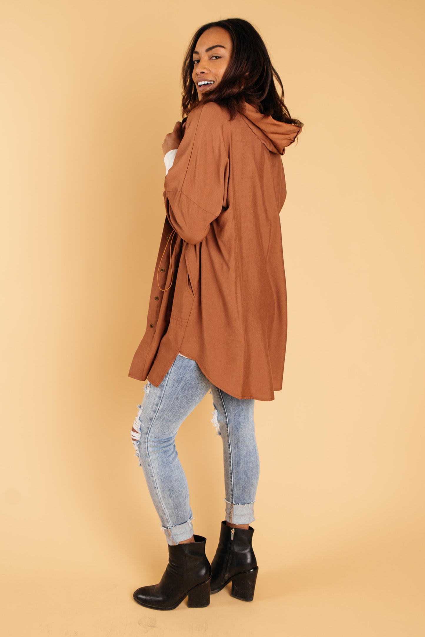 Charlotte Lightweight Camel Coat