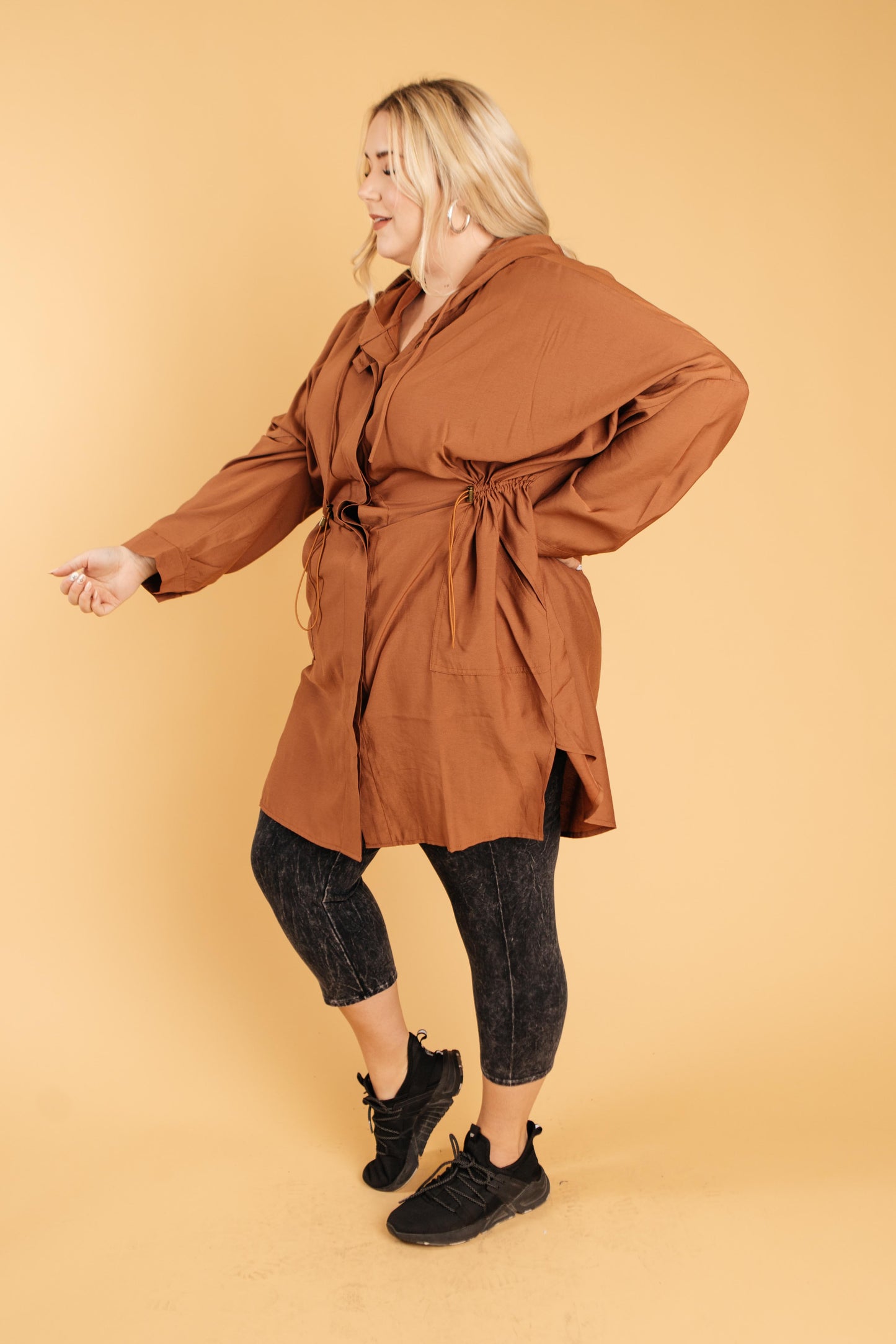 Charlotte Lightweight Camel Coat