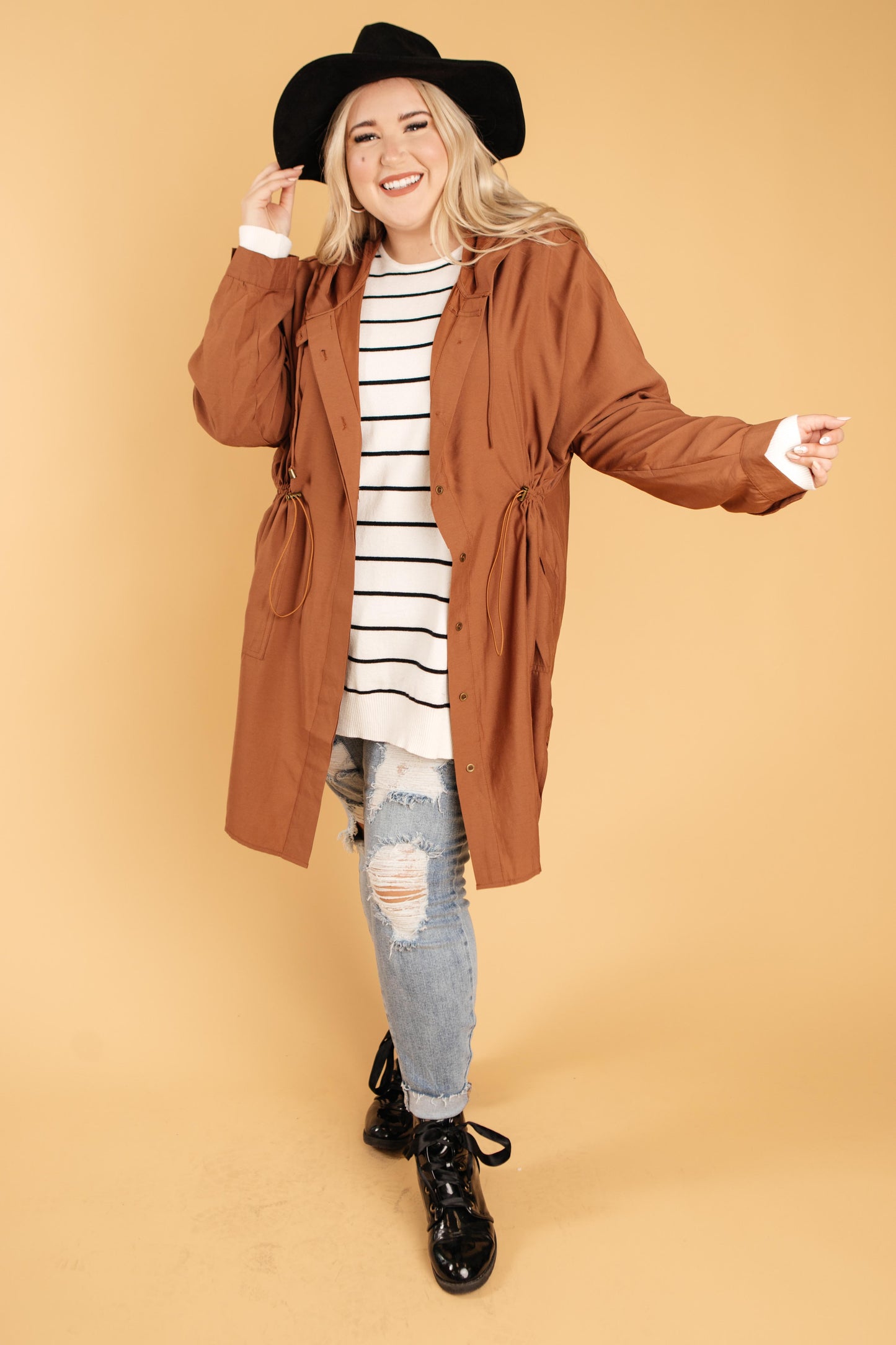 Charlotte Lightweight Camel Coat