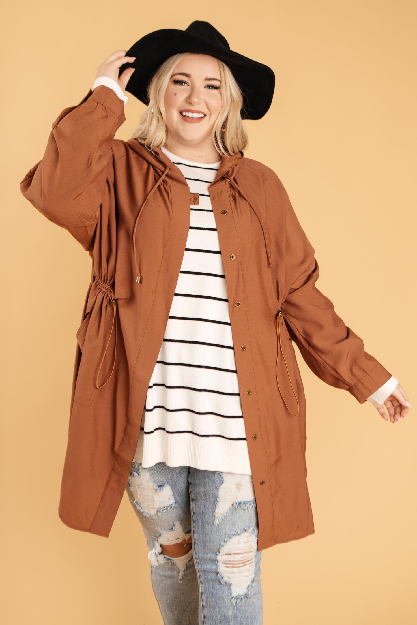 Charlotte Lightweight Camel Coat