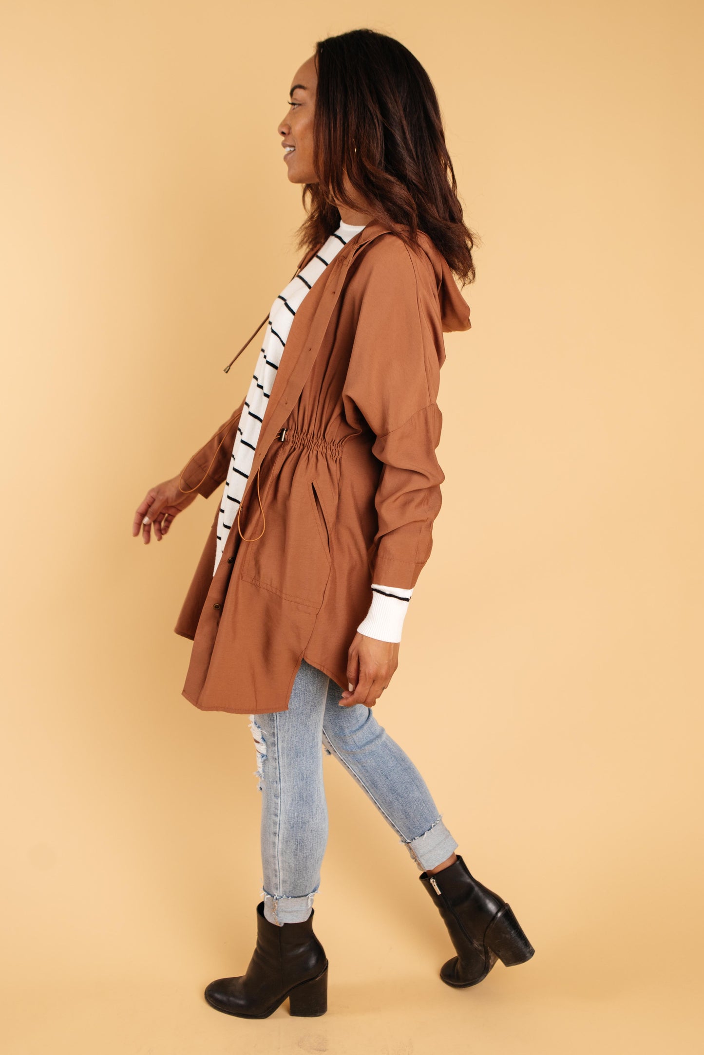 Charlotte Lightweight Camel Coat