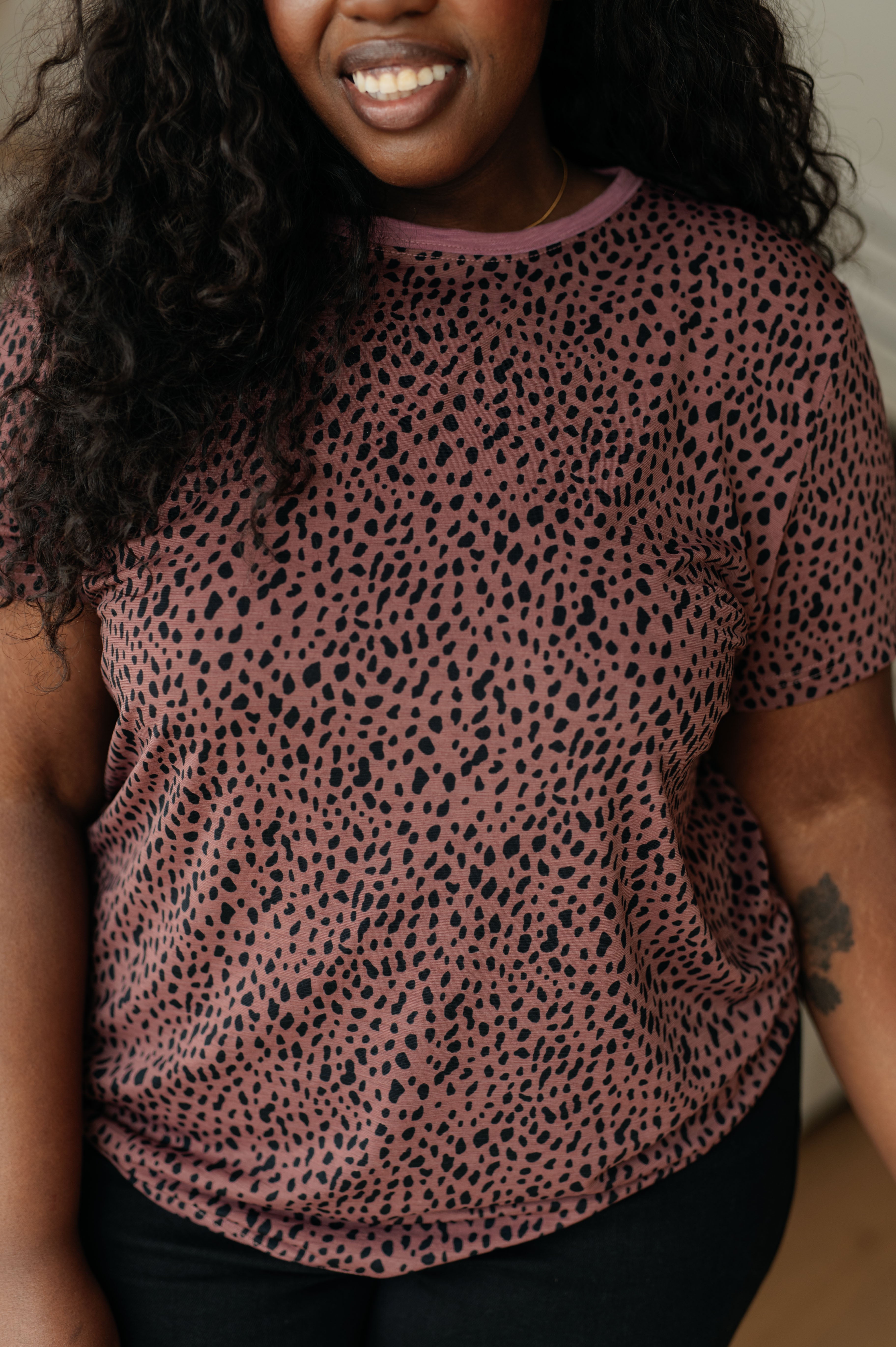 Cheetah Girl Short Sleeve Top