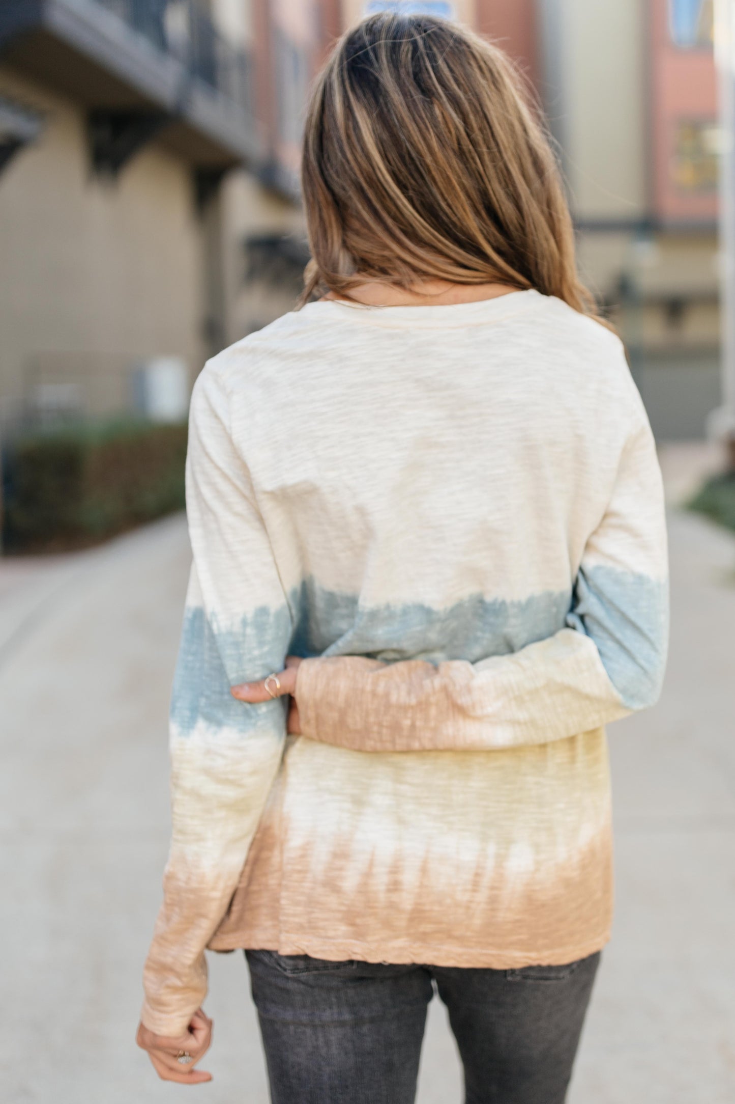 Complementary Colors Tie Dye Top