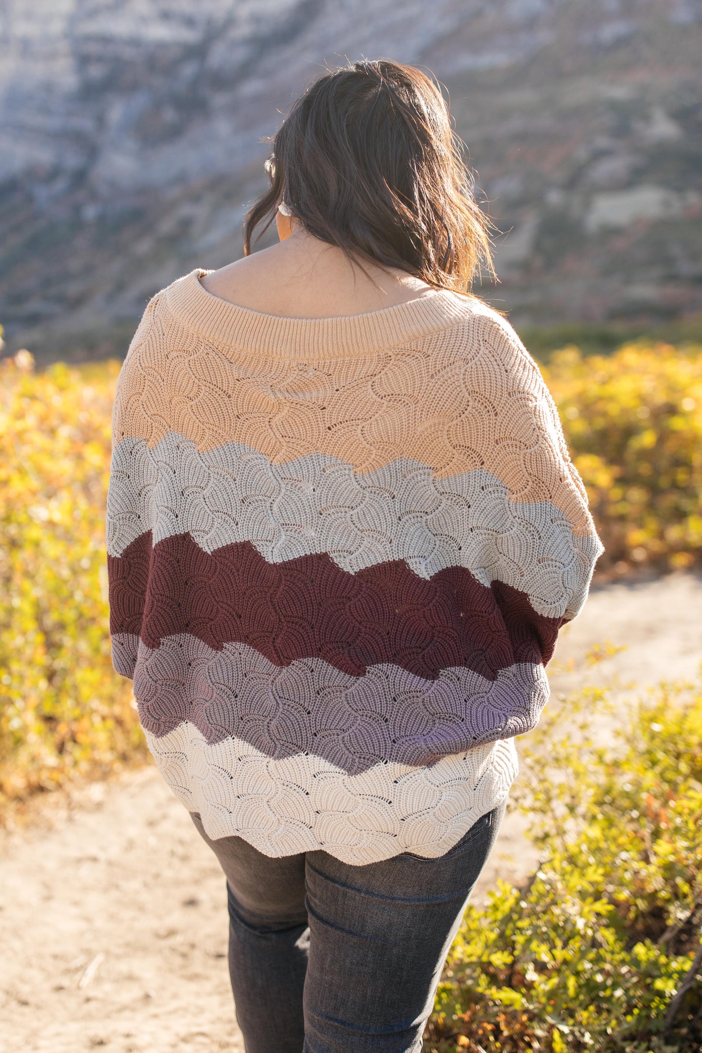 Designed For Details Sweater in Burgundy
