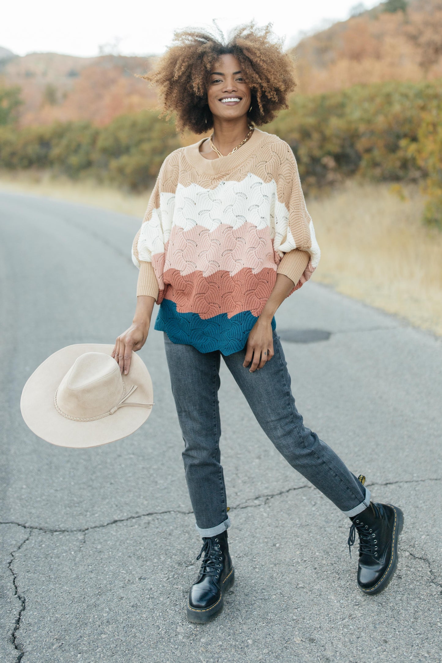 Designed For Details Sweater in Rust