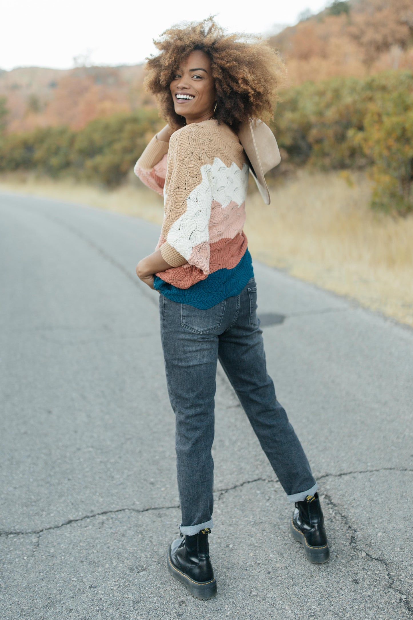 Designed For Details Sweater in Rust