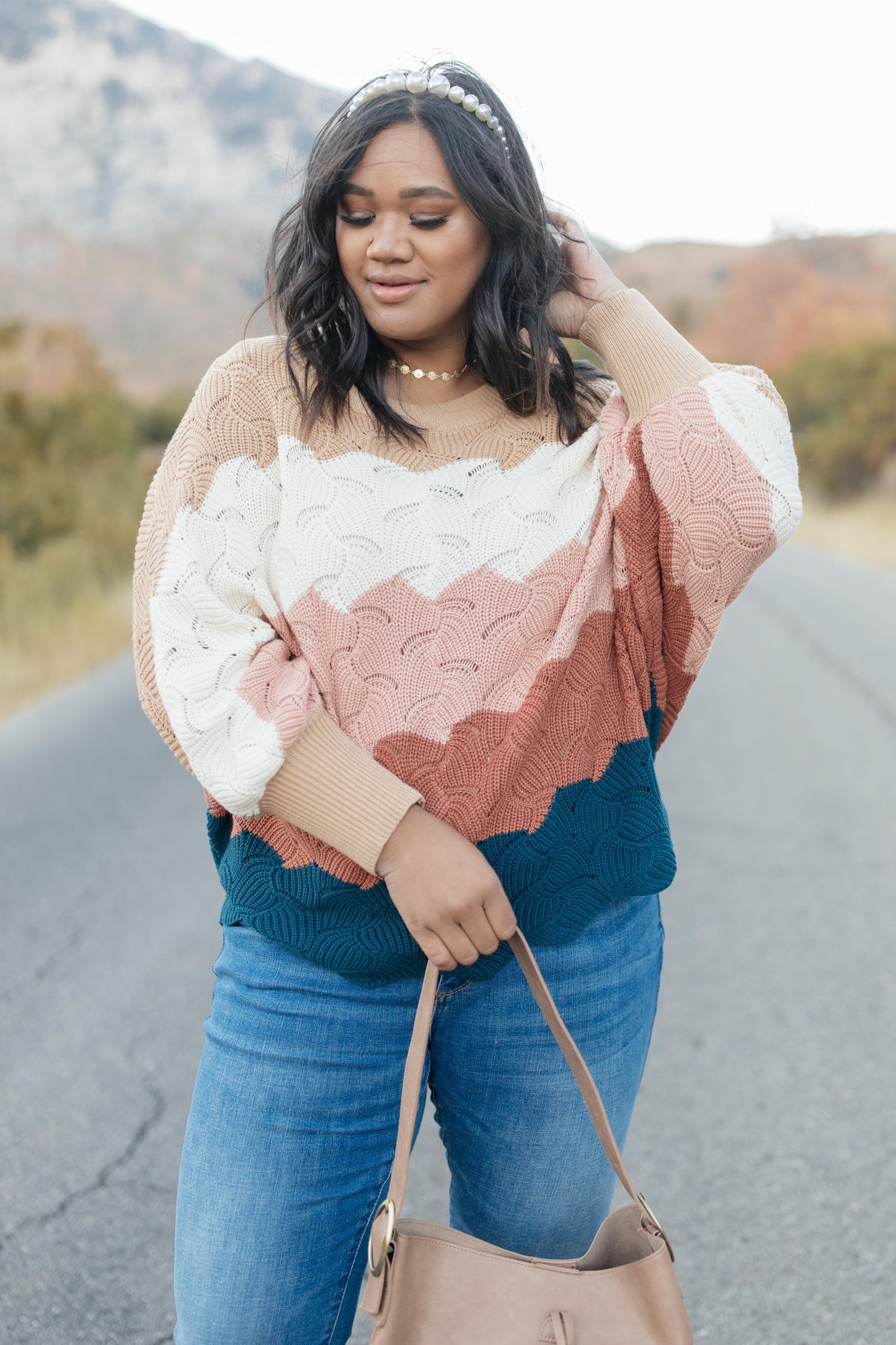 Designed For Details Sweater in Rust