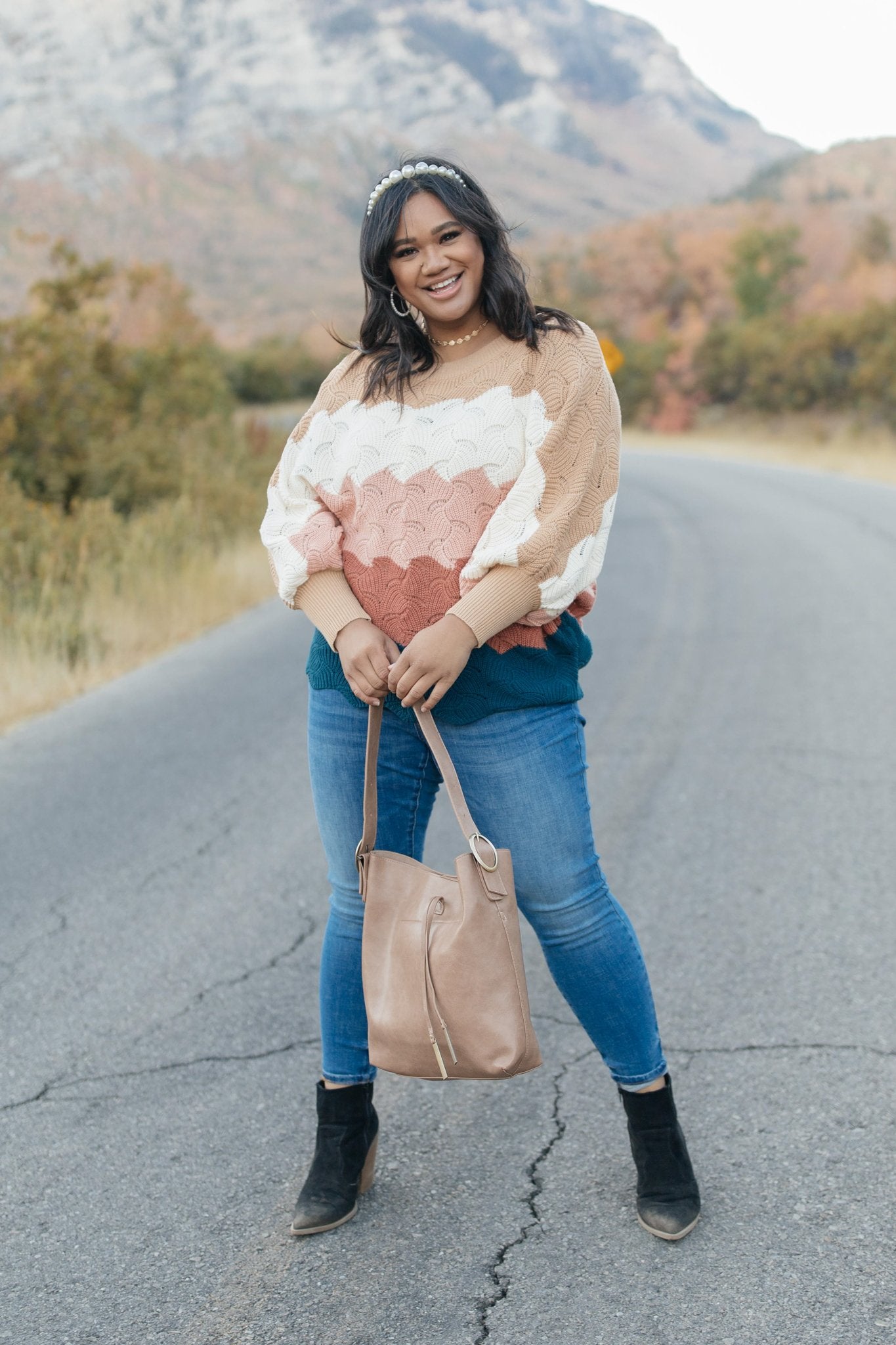 Designed For Details Sweater in Rust