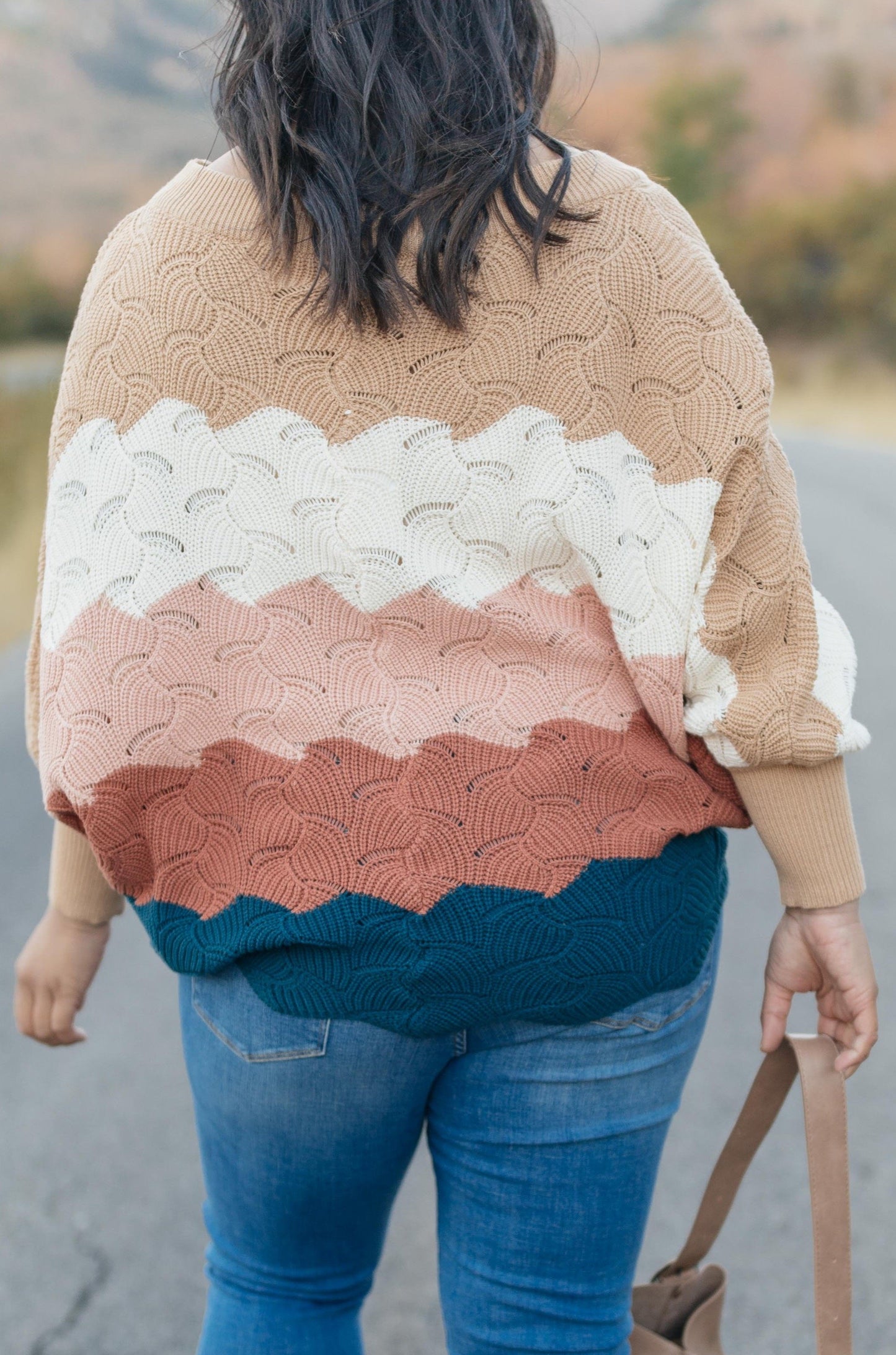 Designed For Details Sweater in Rust