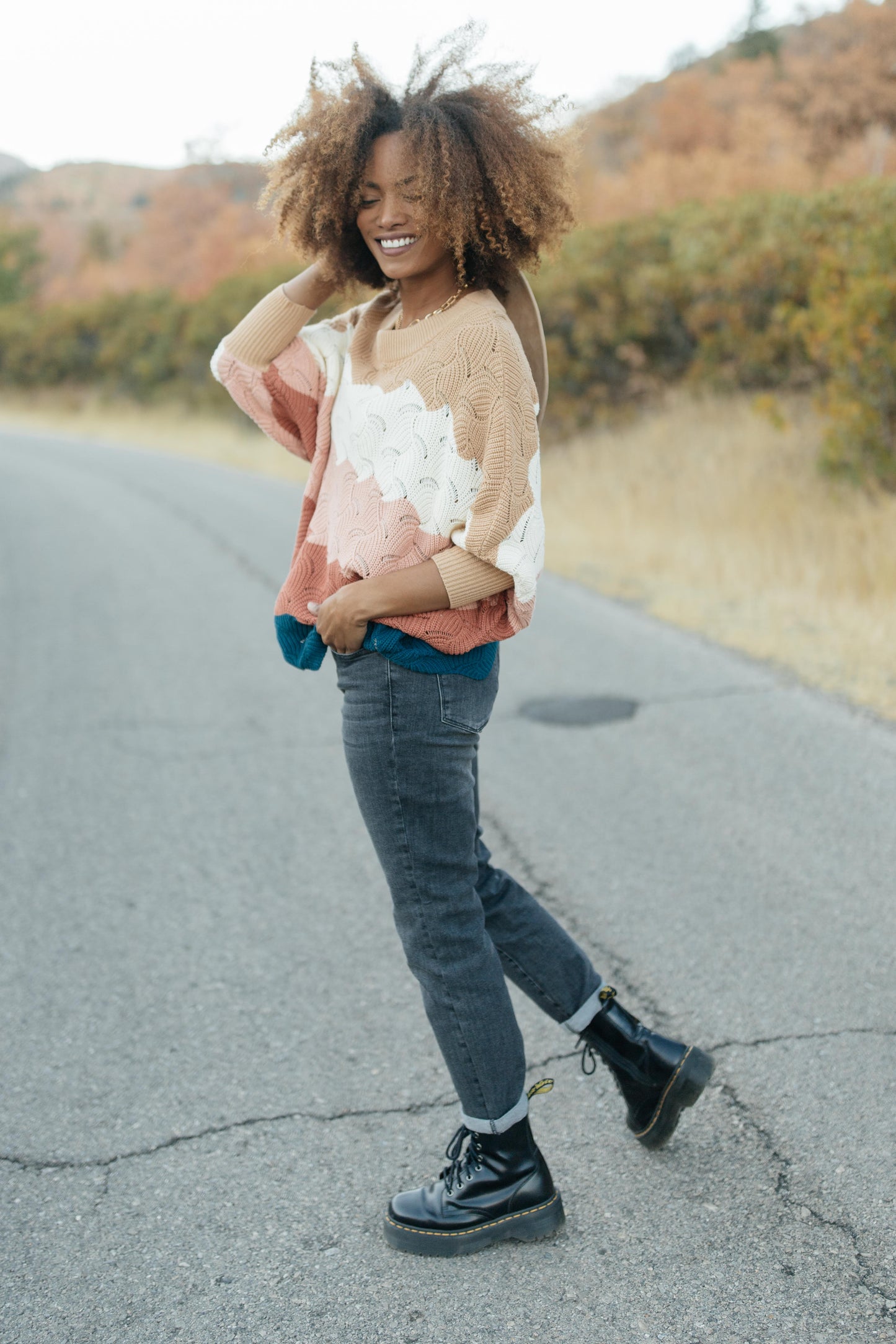 Designed For Details Sweater in Rust