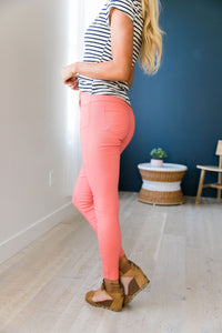 Everyday Colored Jeggings in Coral