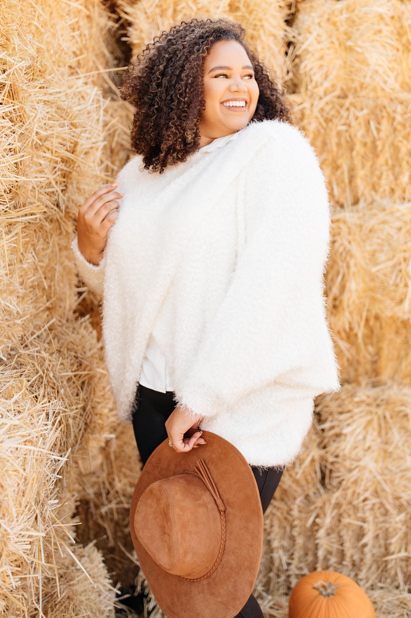 Fantastic Fuzzy Poncho Cardigan