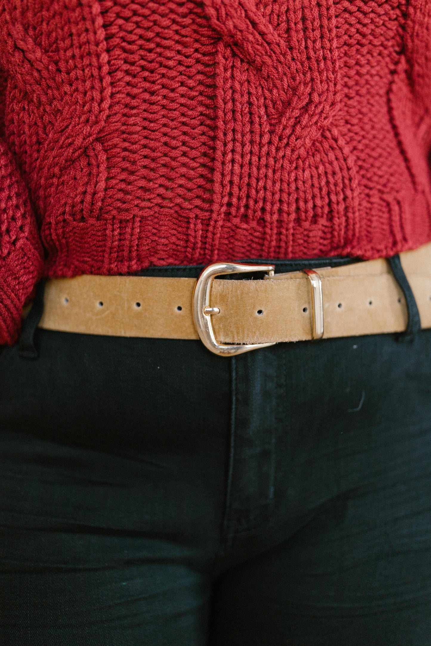 Fasten Your Belt in Camel