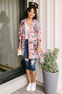 Floral Whimsy Trench