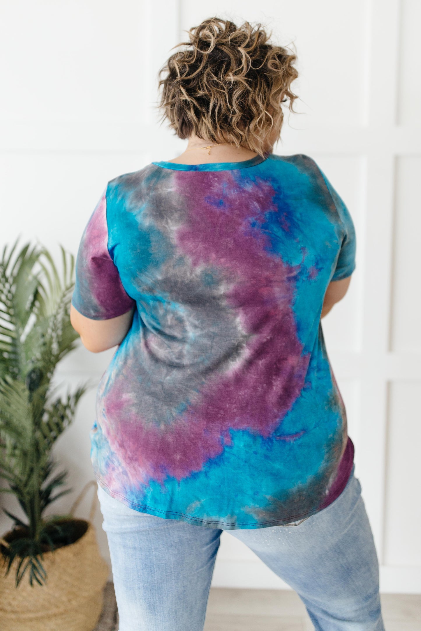 Forever in Love Tee in Teal and Purple