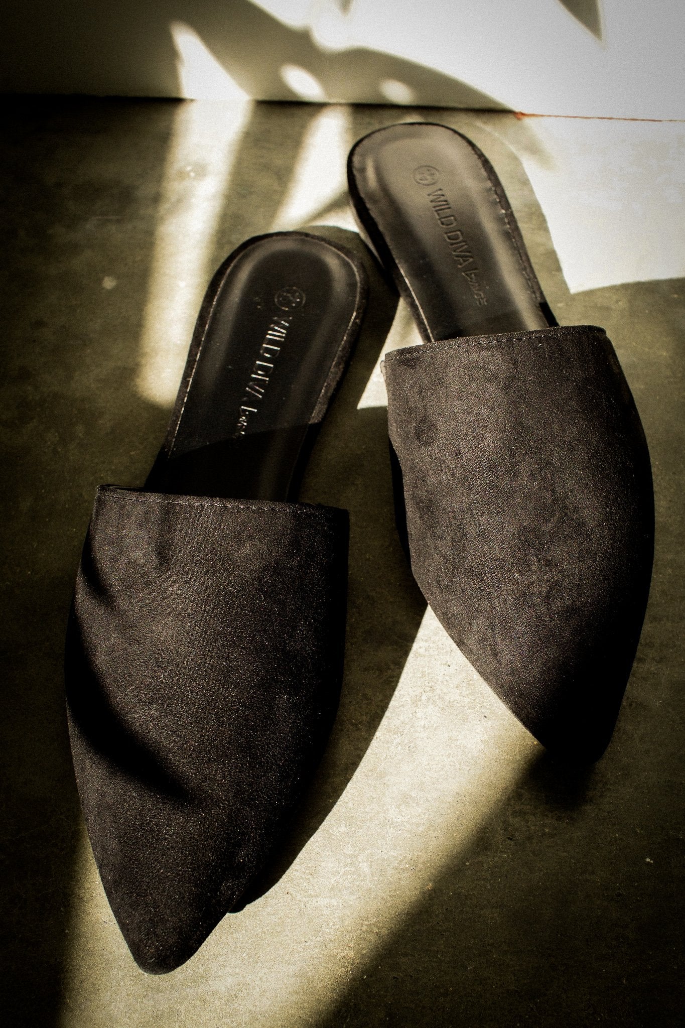 Suede In The Shade Mules